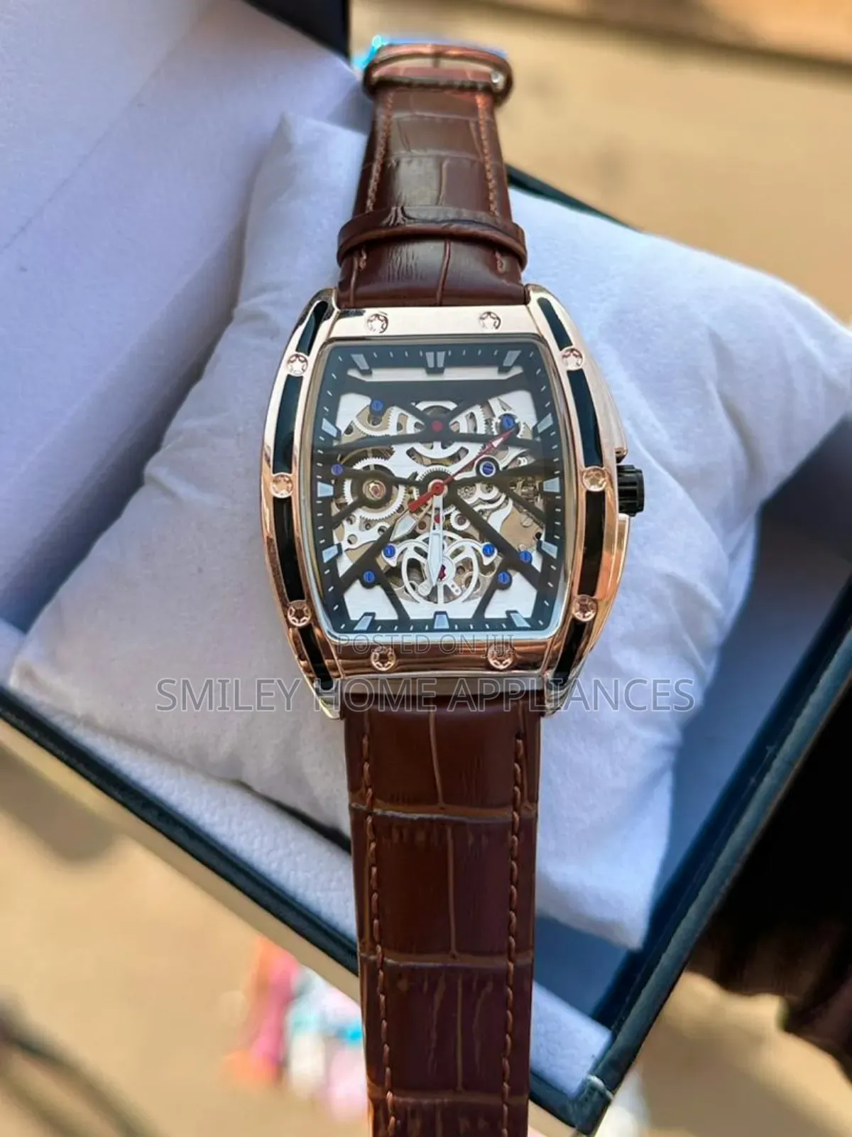 Men's Chenxi Wrist Watch With Genuine Brown Leather
