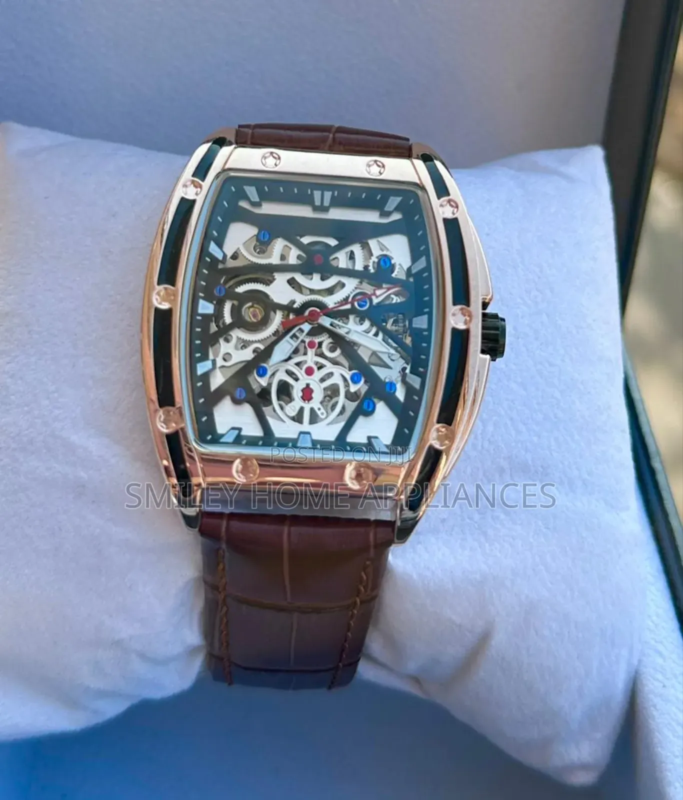 Men's Chenxi Wrist Watch With Genuine Brown Leather