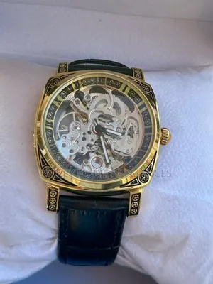 Men's Chenxi Wrist Classy Watch With Genuine Black Leather