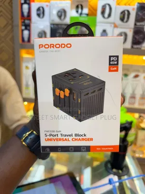 Porodo 65watts Travel Adapter