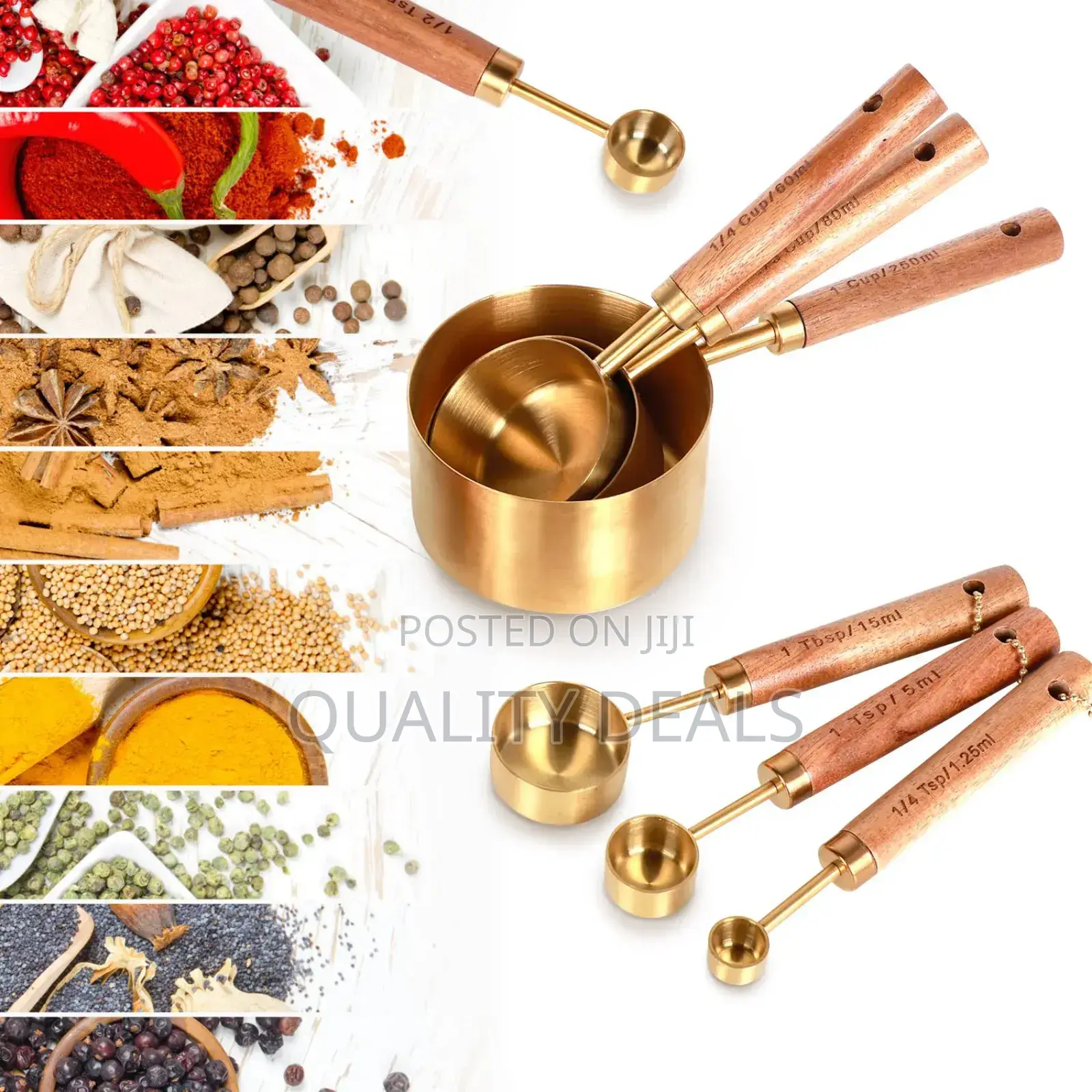 Modern 8pcs Measuring Cups Spoon Set