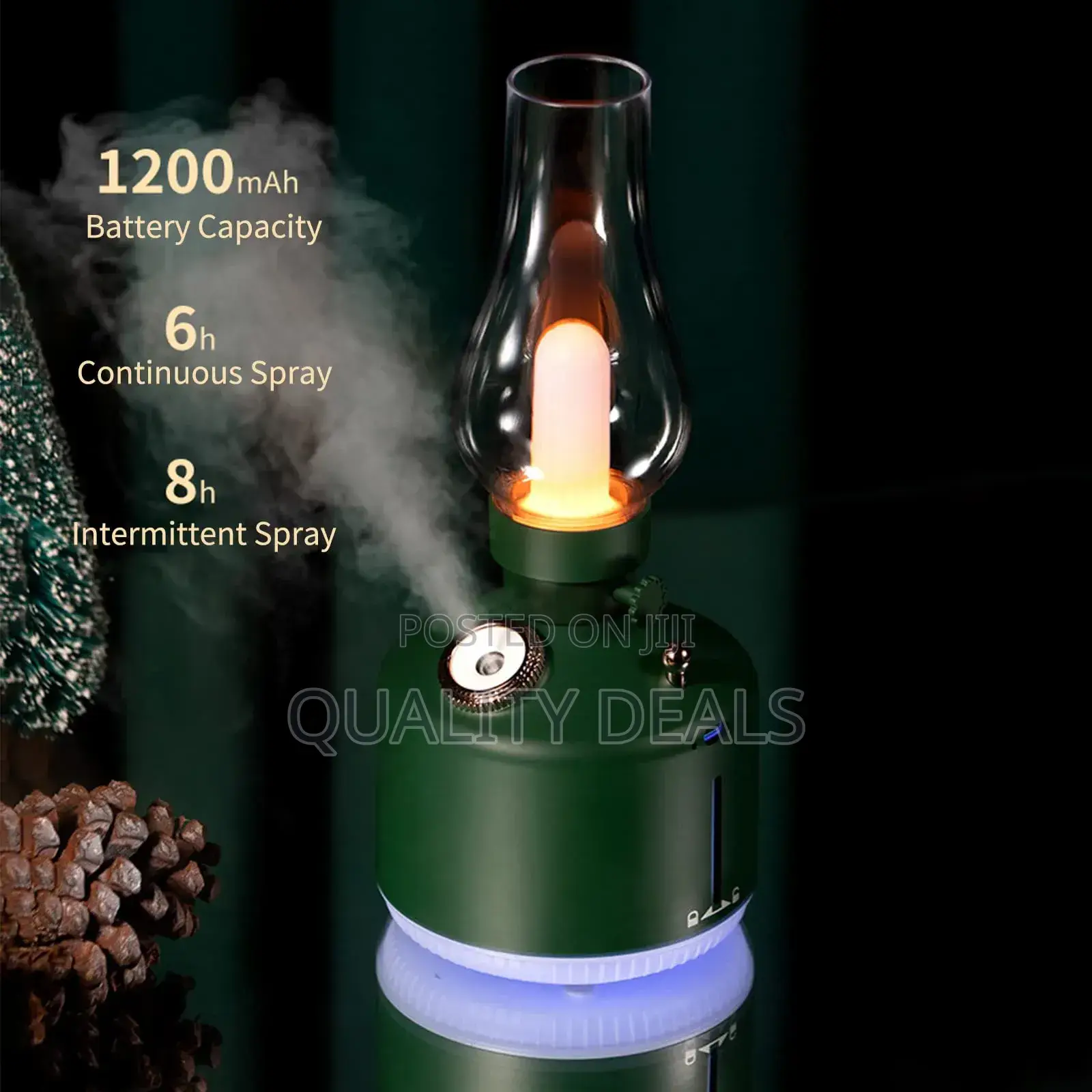 280ml Vintage Humidifier Lamp