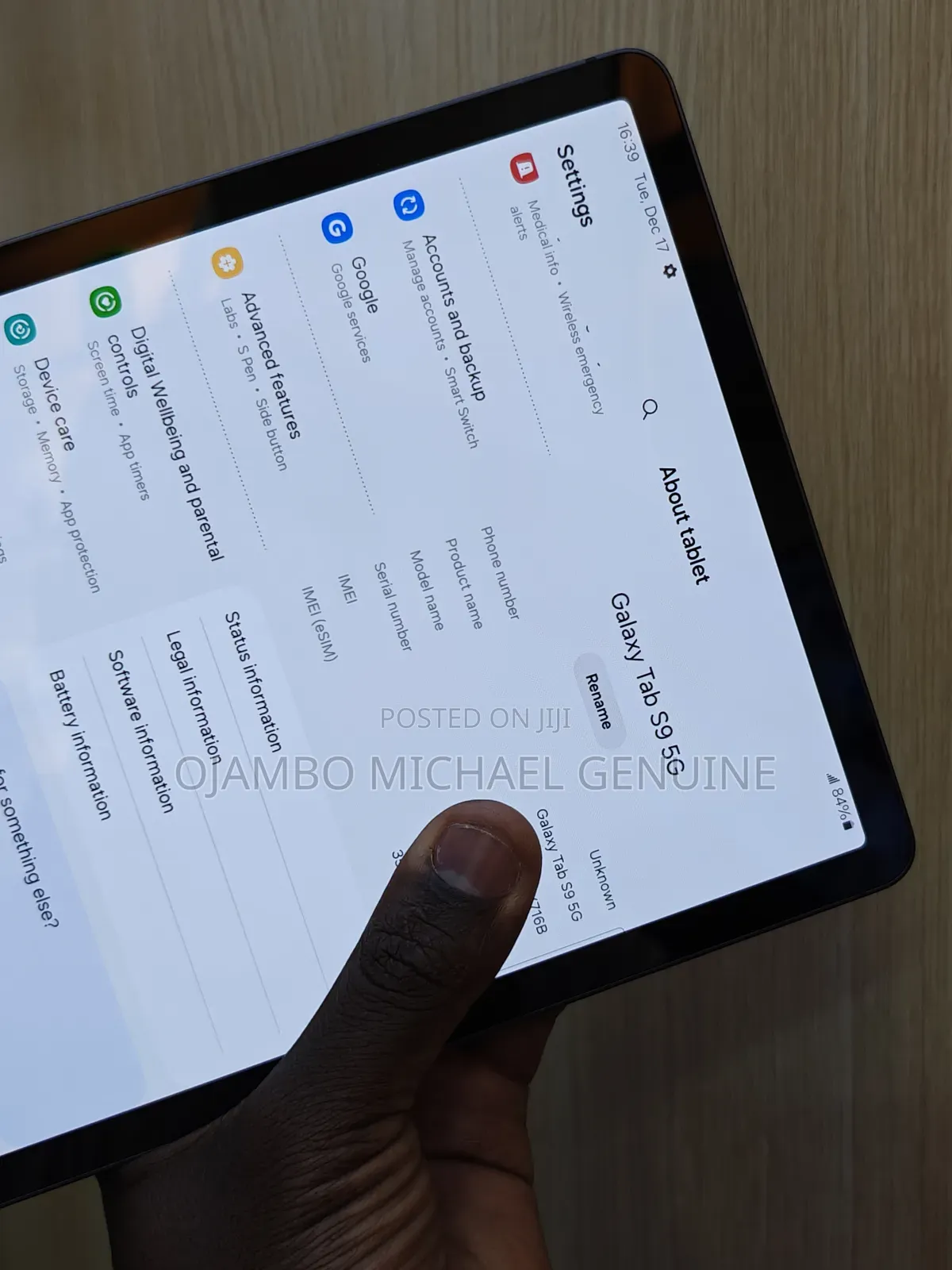 Samsung Galaxy Tab S9 128 GB Gray