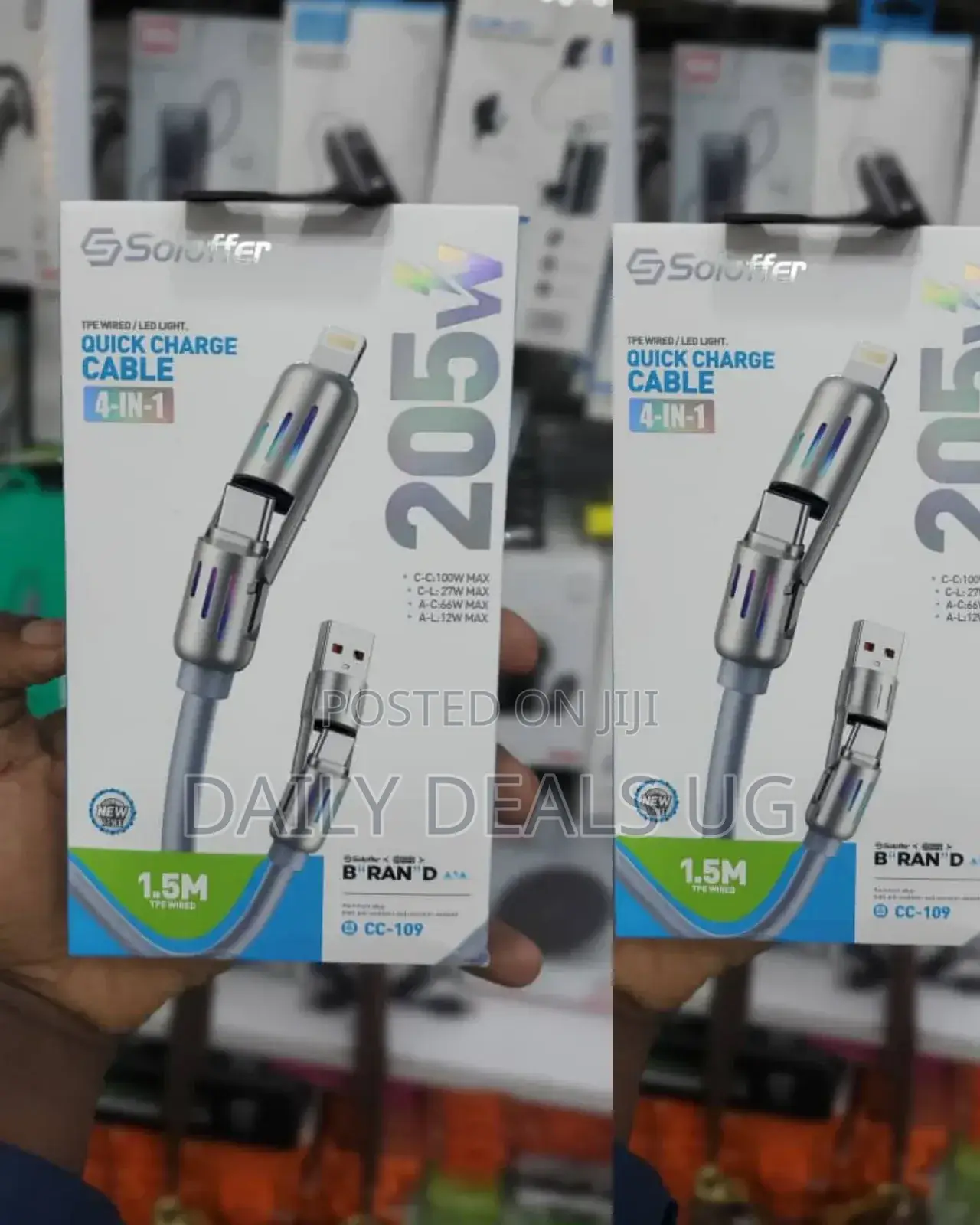 Foldable 4 in 1 Cable