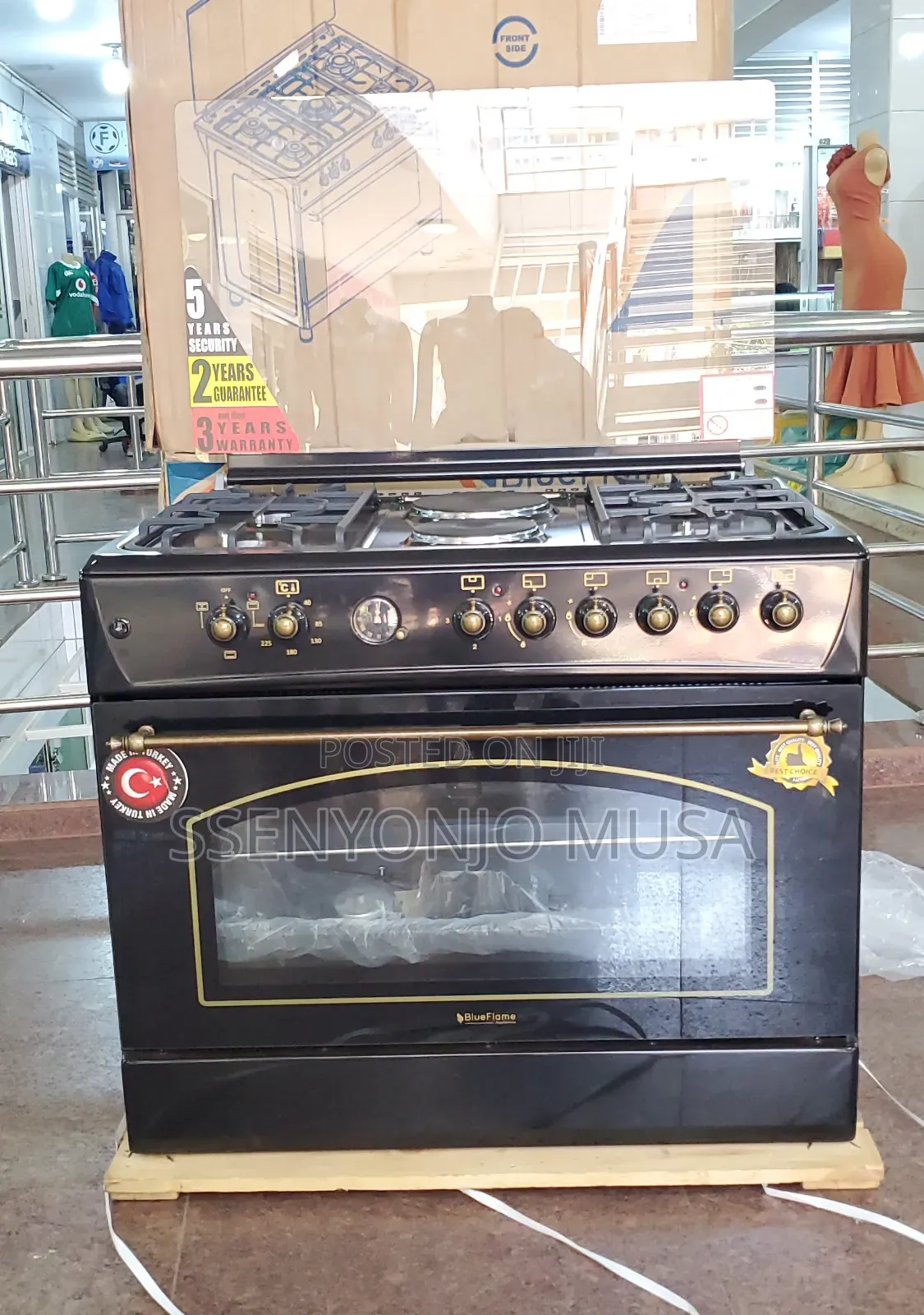 Blueflame 90x60cm Rustic Cooker Fp942erf - 4 Gas Burners 2-