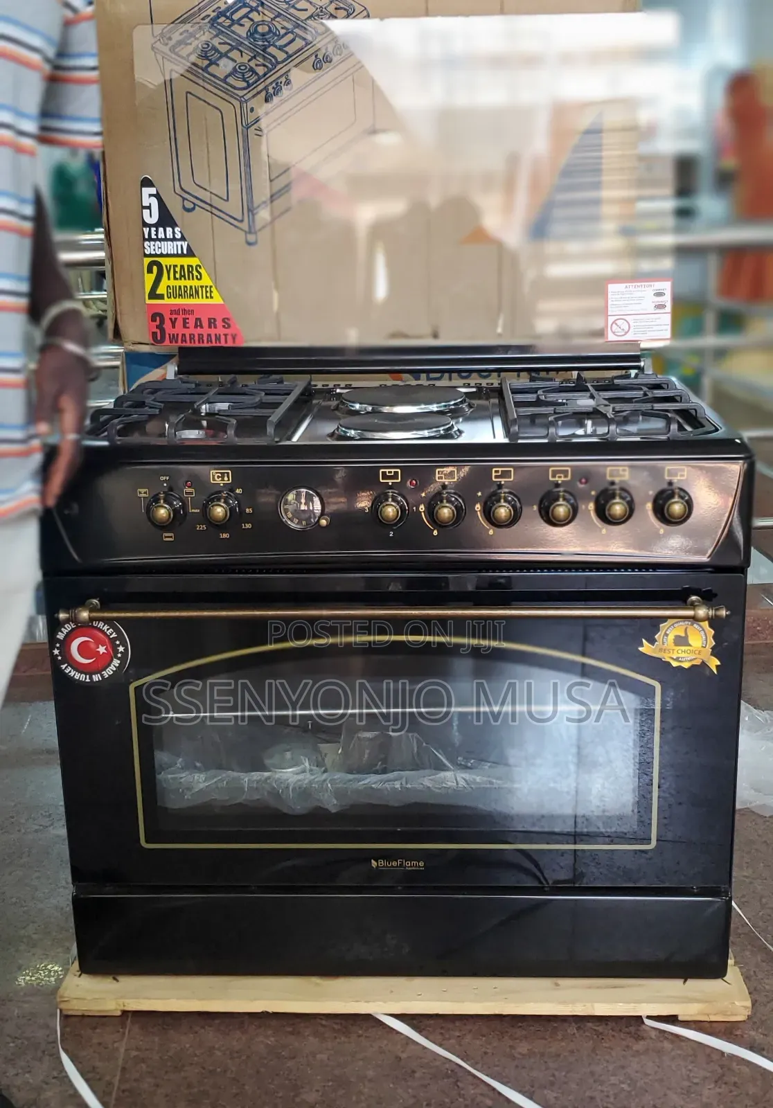 Blueflame 90x60cm Rustic Cooker Fp942erf - 4 Gas Burners 2-