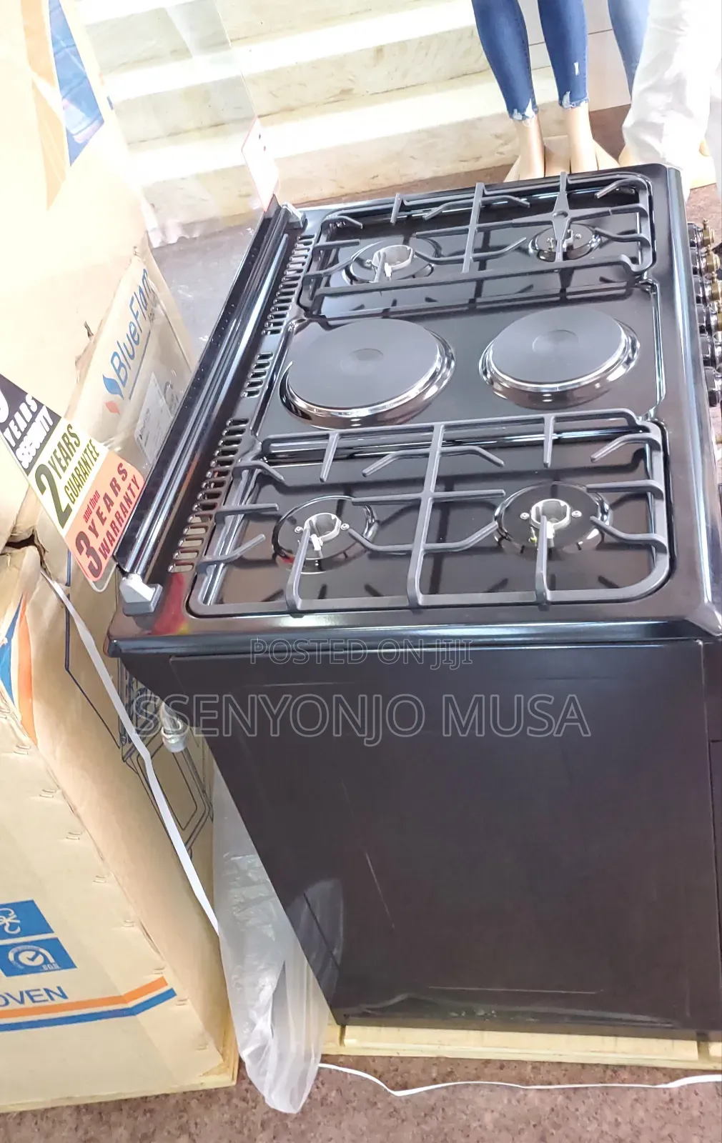 Blueflame 90x60cm Rustic Cooker Fp942erf - 4 Gas Burners 2-