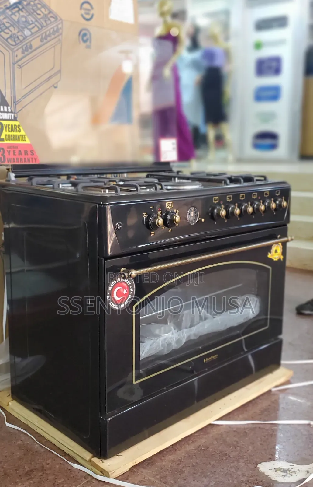 Blueflame 90x60cm Rustic Cooker Fp942erf - 4 Gas Burners 2-