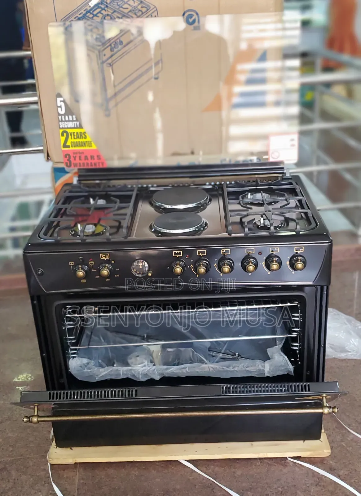 Blueflame 90x60cm Rustic Cooker Fp942erf - 4 Gas Burners 2-
