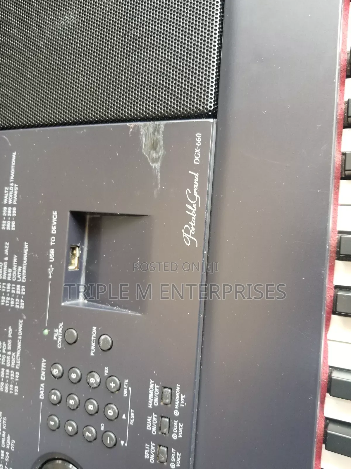 Piano Yamaha DGX 660