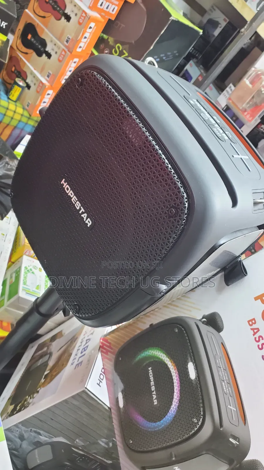 Hopestar Party One Bluetooth Wireless Speaker-2 Microphon