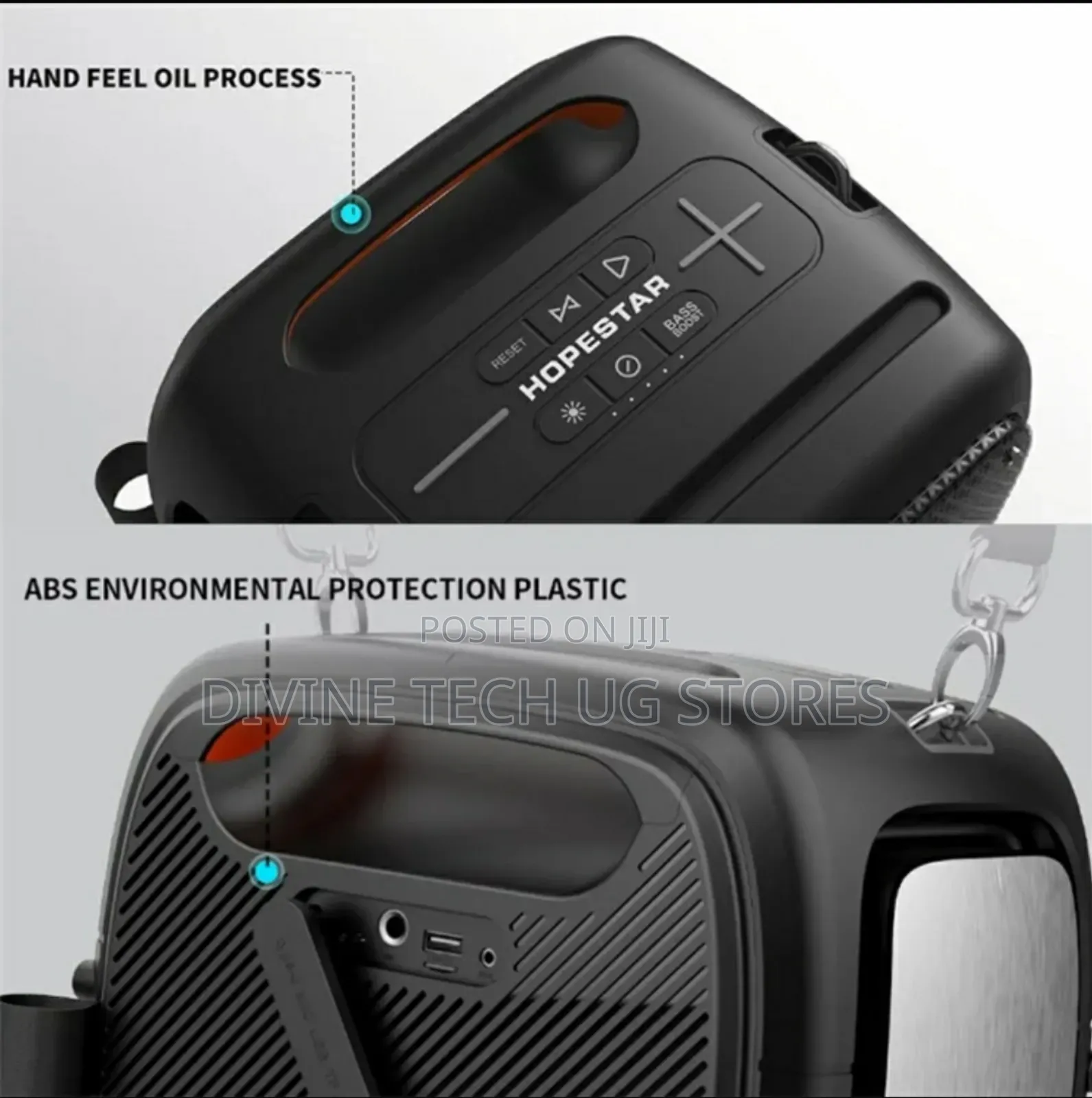Hopestar Party One Bluetooth Wireless Speaker-2 Microphon