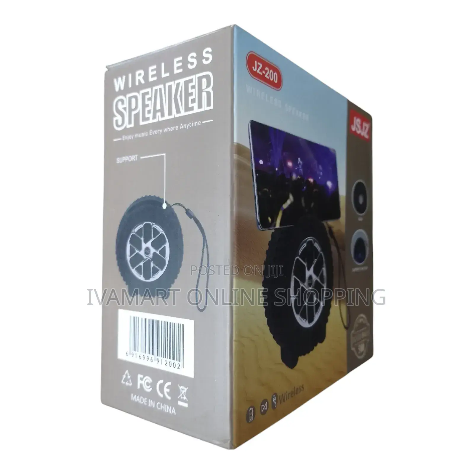 JSJZ Mini Wireless Speaker / Radio - Tire Design