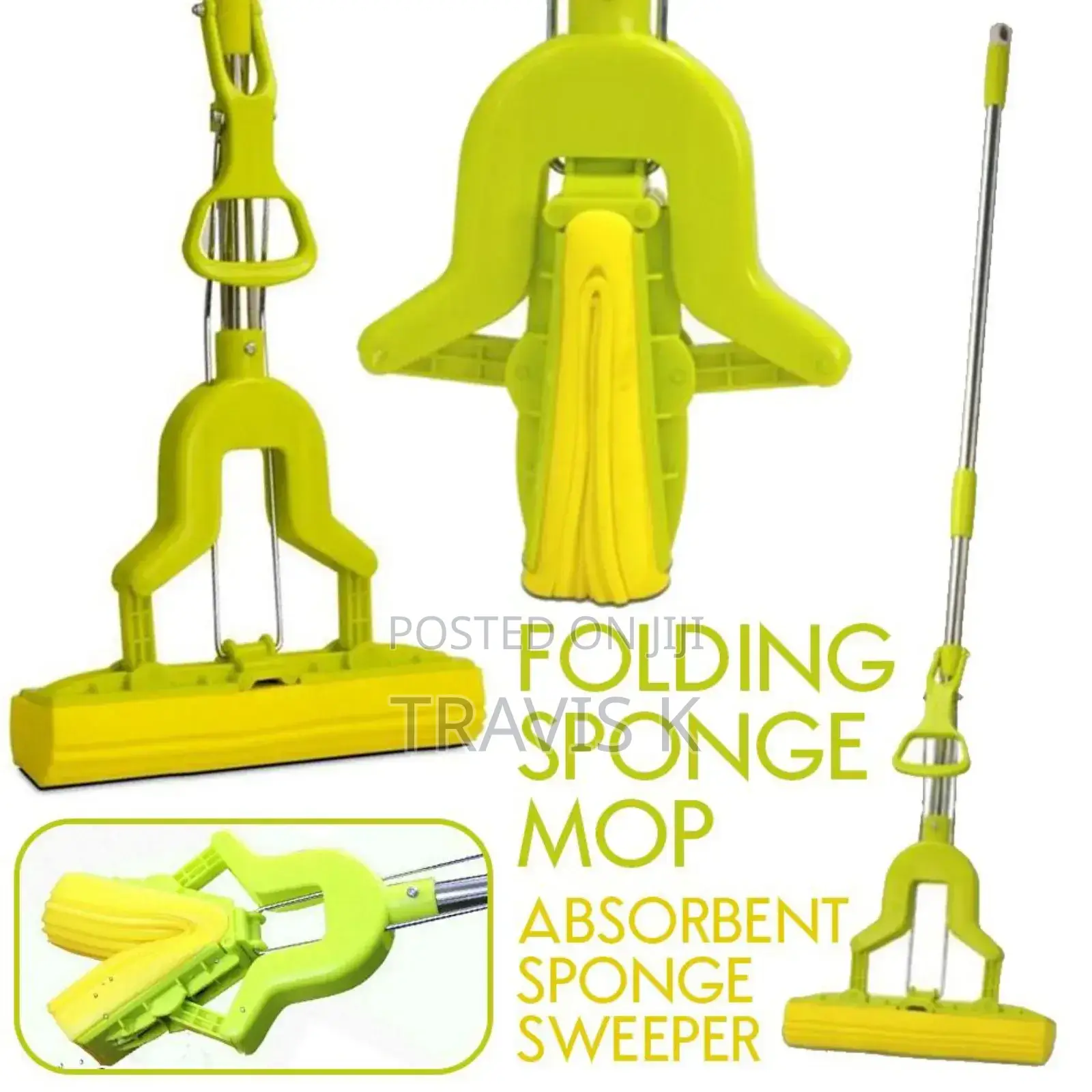 Self Squeeze Mop With Super Absorbent Sponge Head
