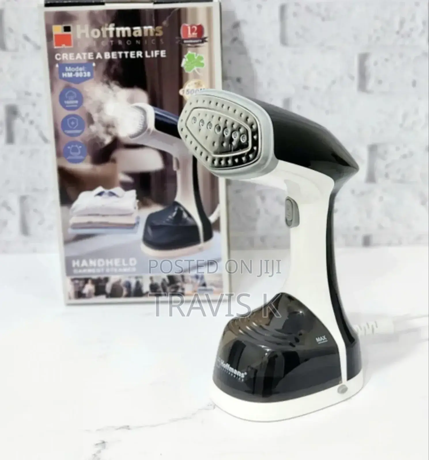 Hoffman Hm-9038 Handheld Garment Steamer