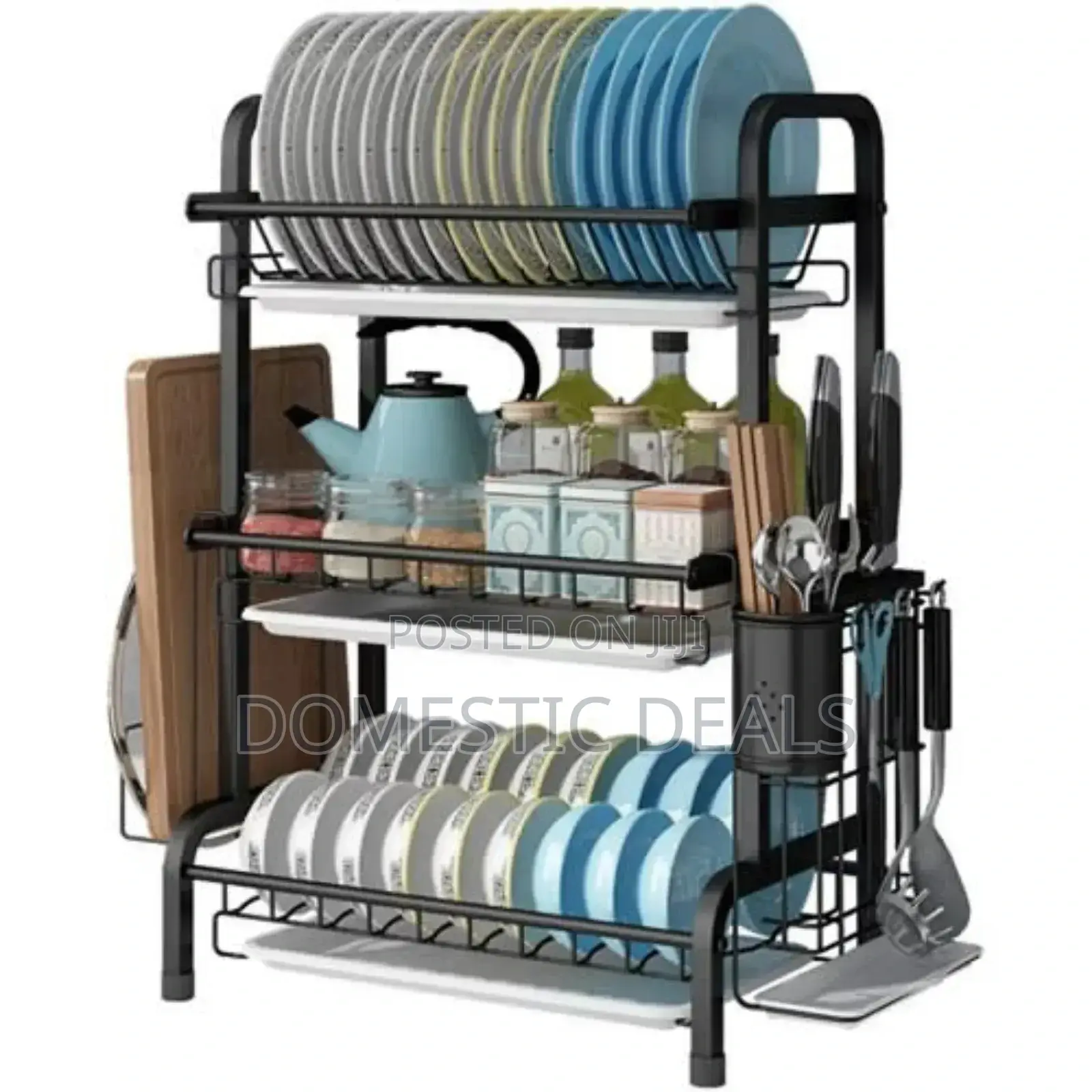 Stainless Steel Dish Bowl Rack