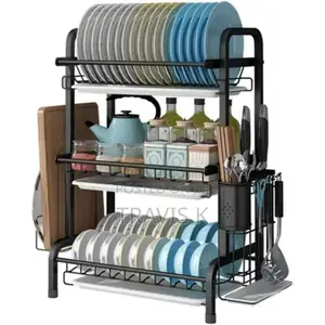 Stainless Steel Dish Bowl Rack