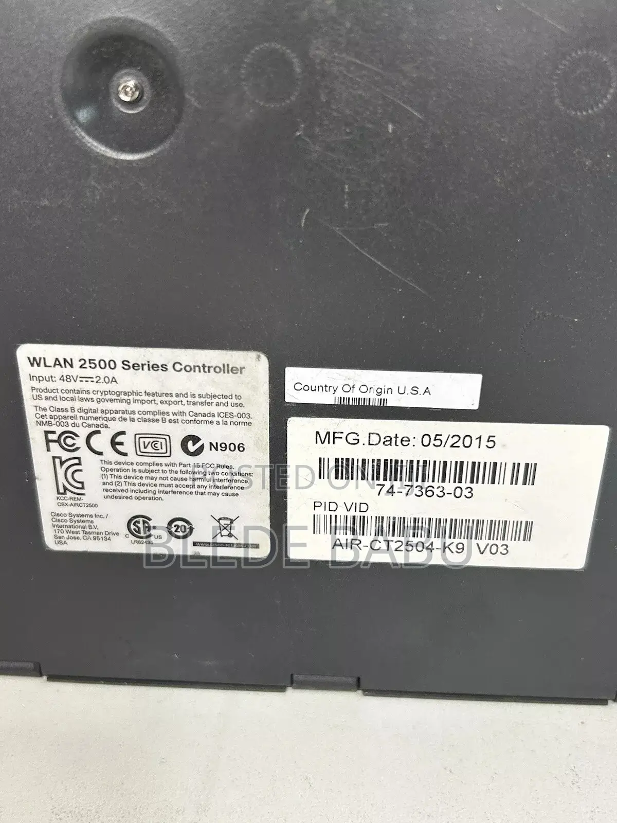 Cisco Wlan 2500 Series Wireless Controller