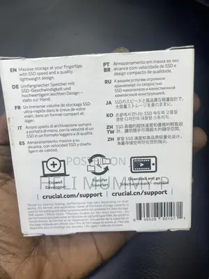 500GB Portable Solid State Drive-external