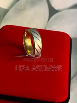 Double Color Men’S Wedding Ring (Size 19 ) Only