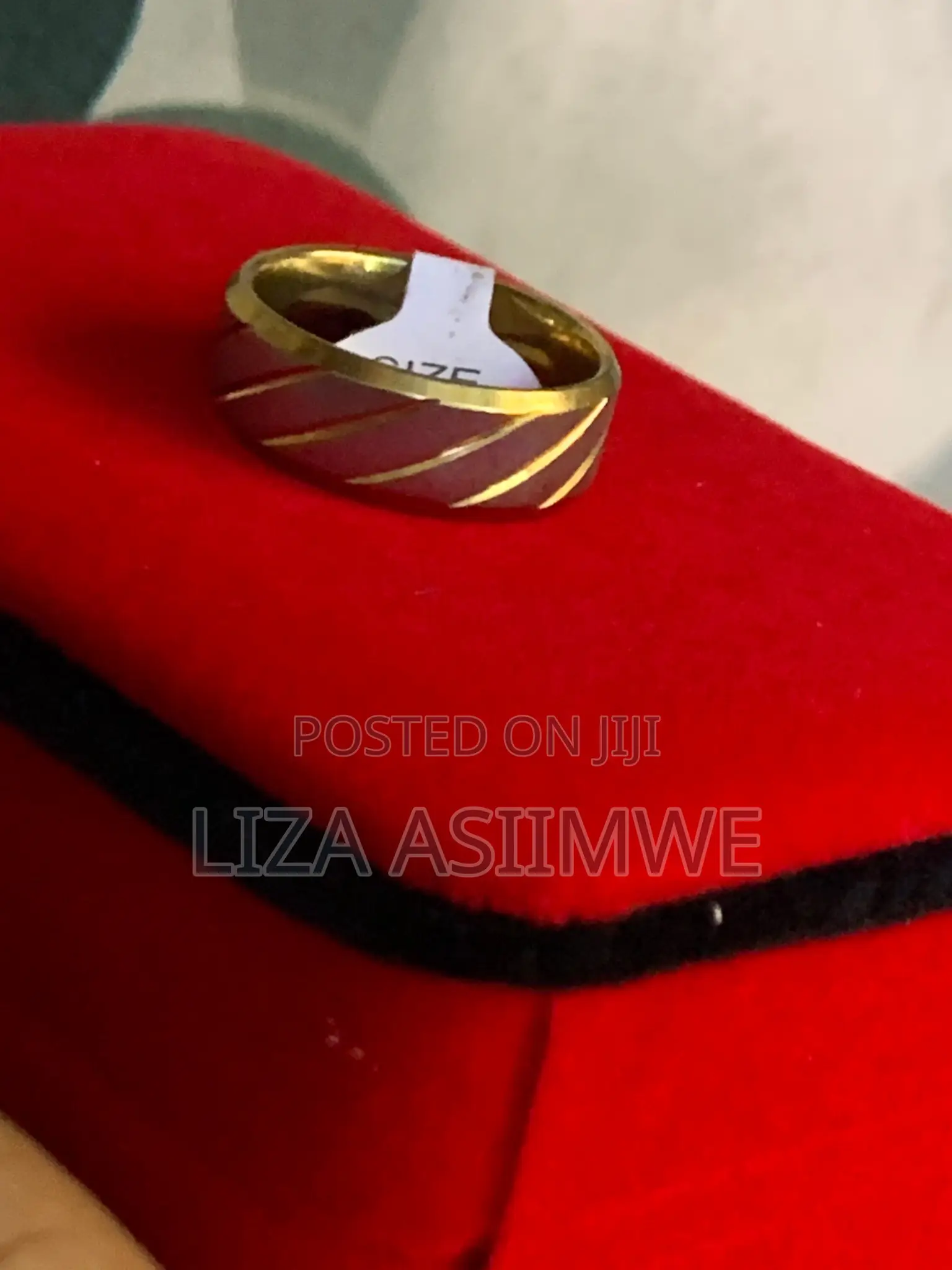 Double Color Men’S Wedding Ring (Size 19 ) Only