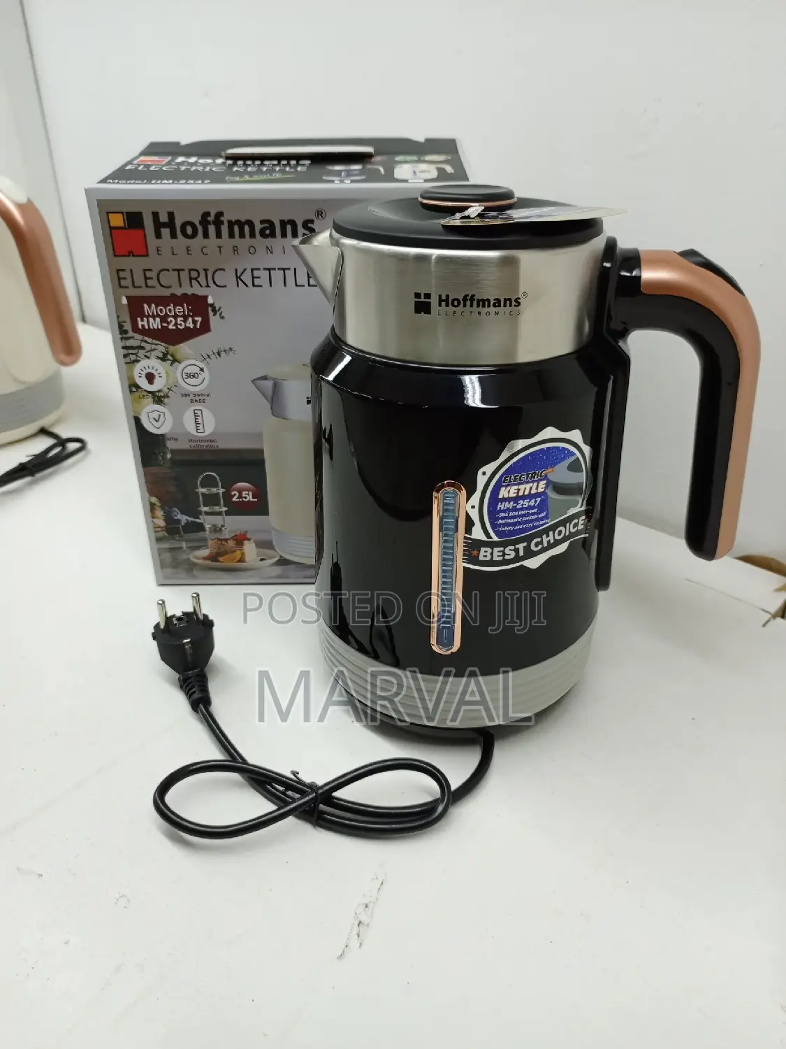 Hoffman Milk Dry Tea Electric Kettle 2.5ls 2 in 1 HM-2547
