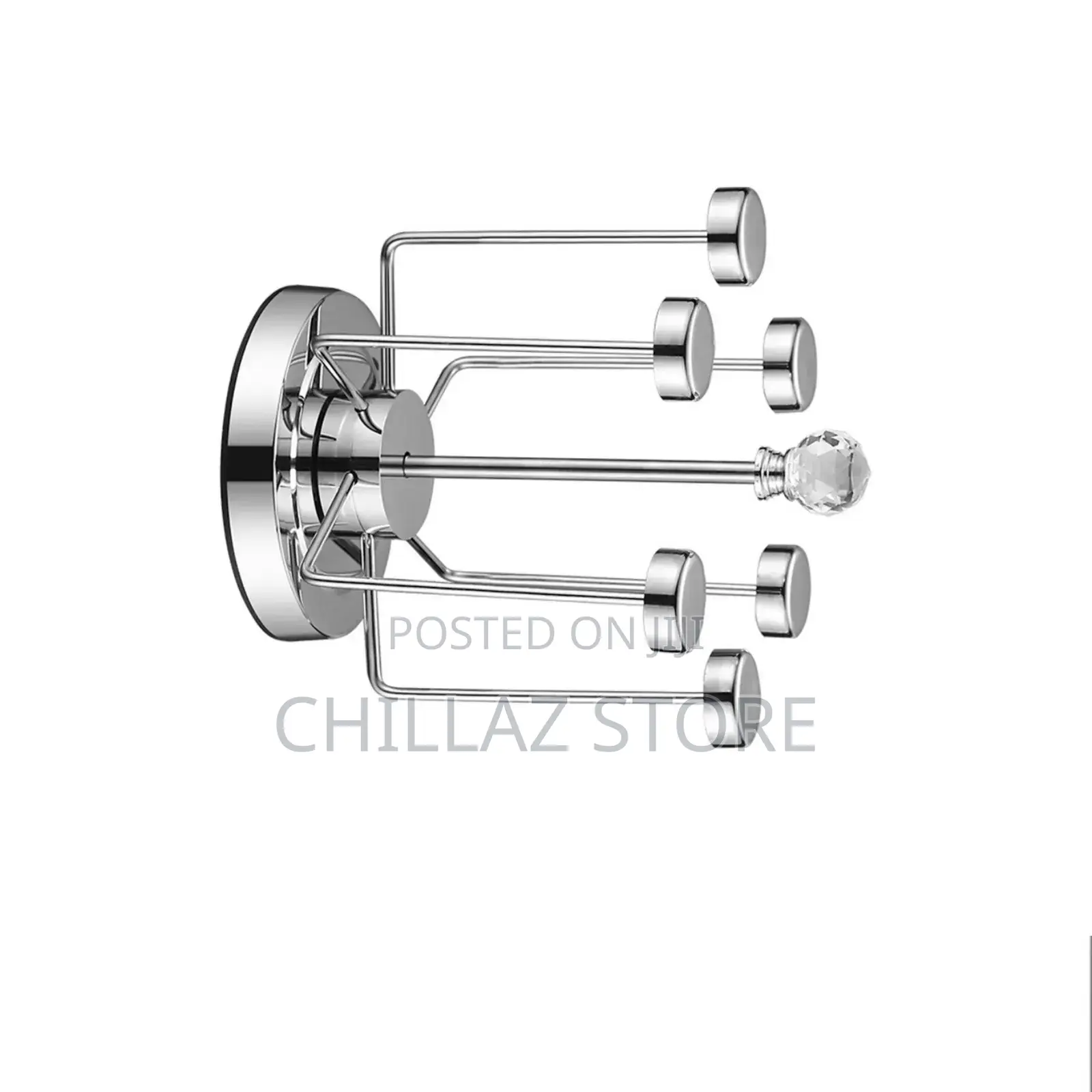 Stainless Steel Rotating Cup Holder Rack.