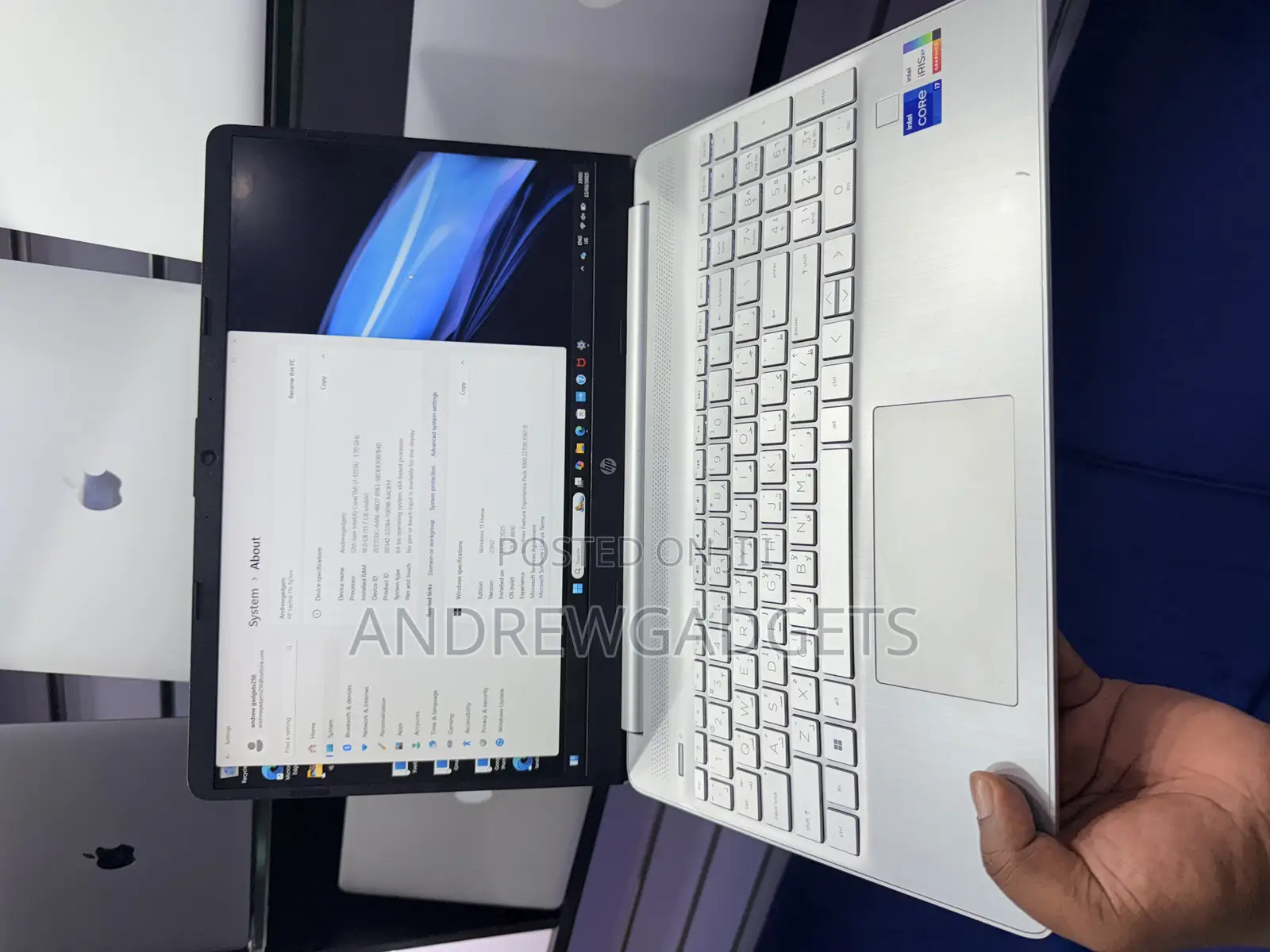 Laptop HP 15-Dy1032wm 8GB Intel Core I7 SSD 256GB