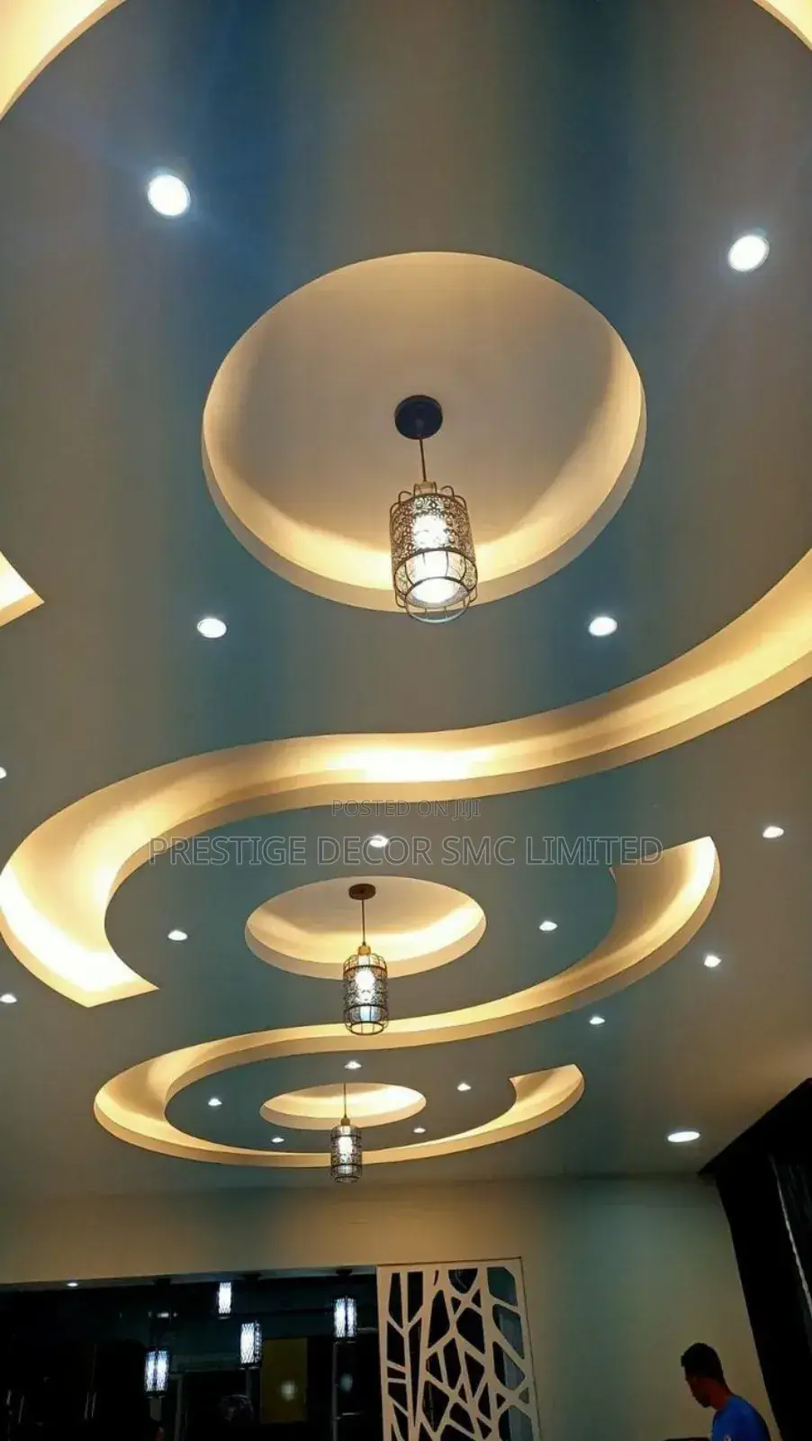 Gpysum Wow Ceiling Done in Lubowa