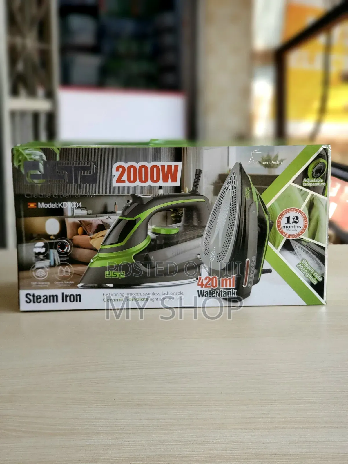 Electric Steam Iron Kd1004