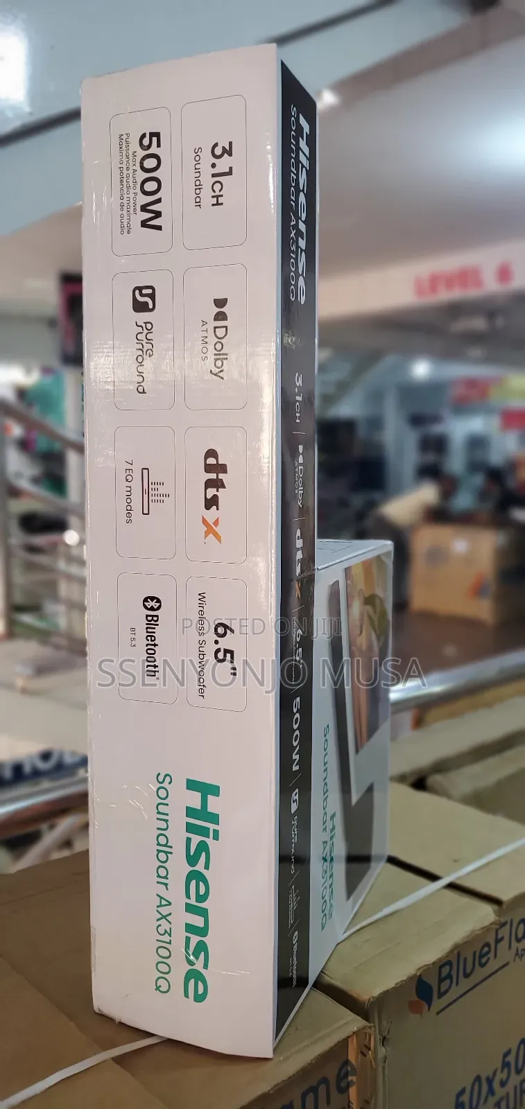 Hisense Soundbar Ax3100q - 3.1ch Dolby Atmos,Dts:X,6.5" Sub-