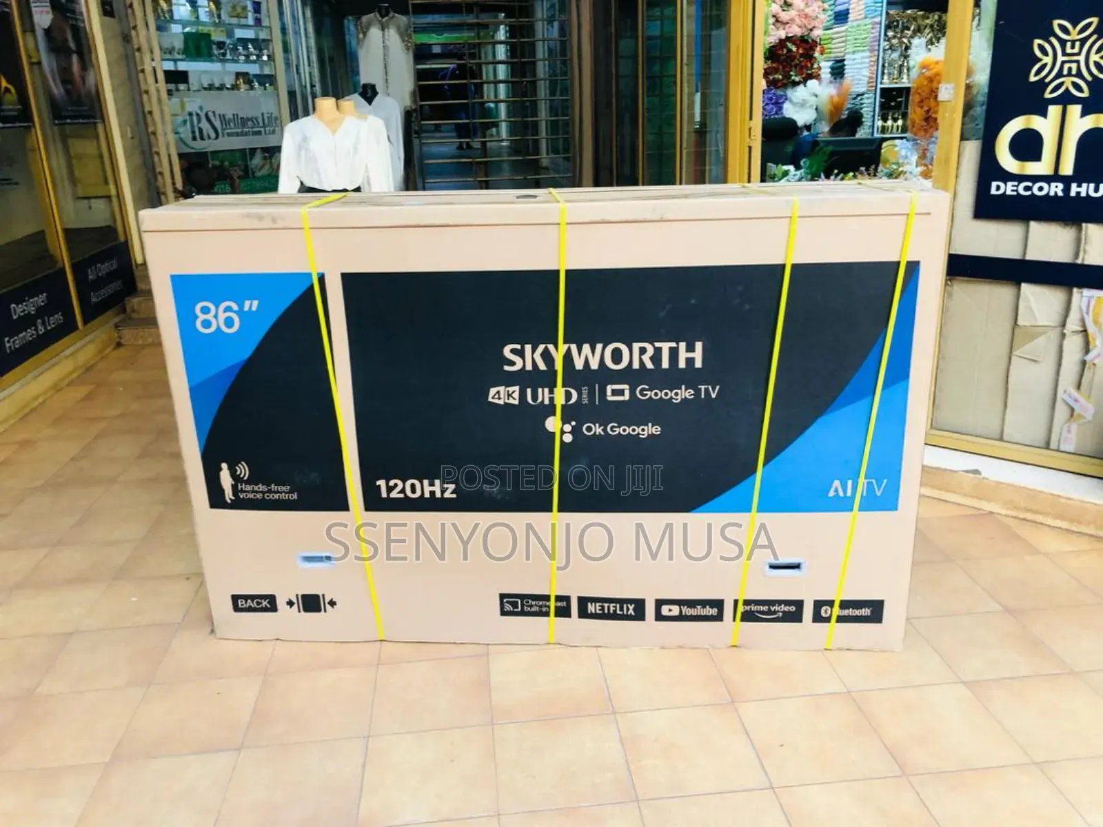 Skyworth 86 Inch Uhd Smart Google Tv - Voice Control-