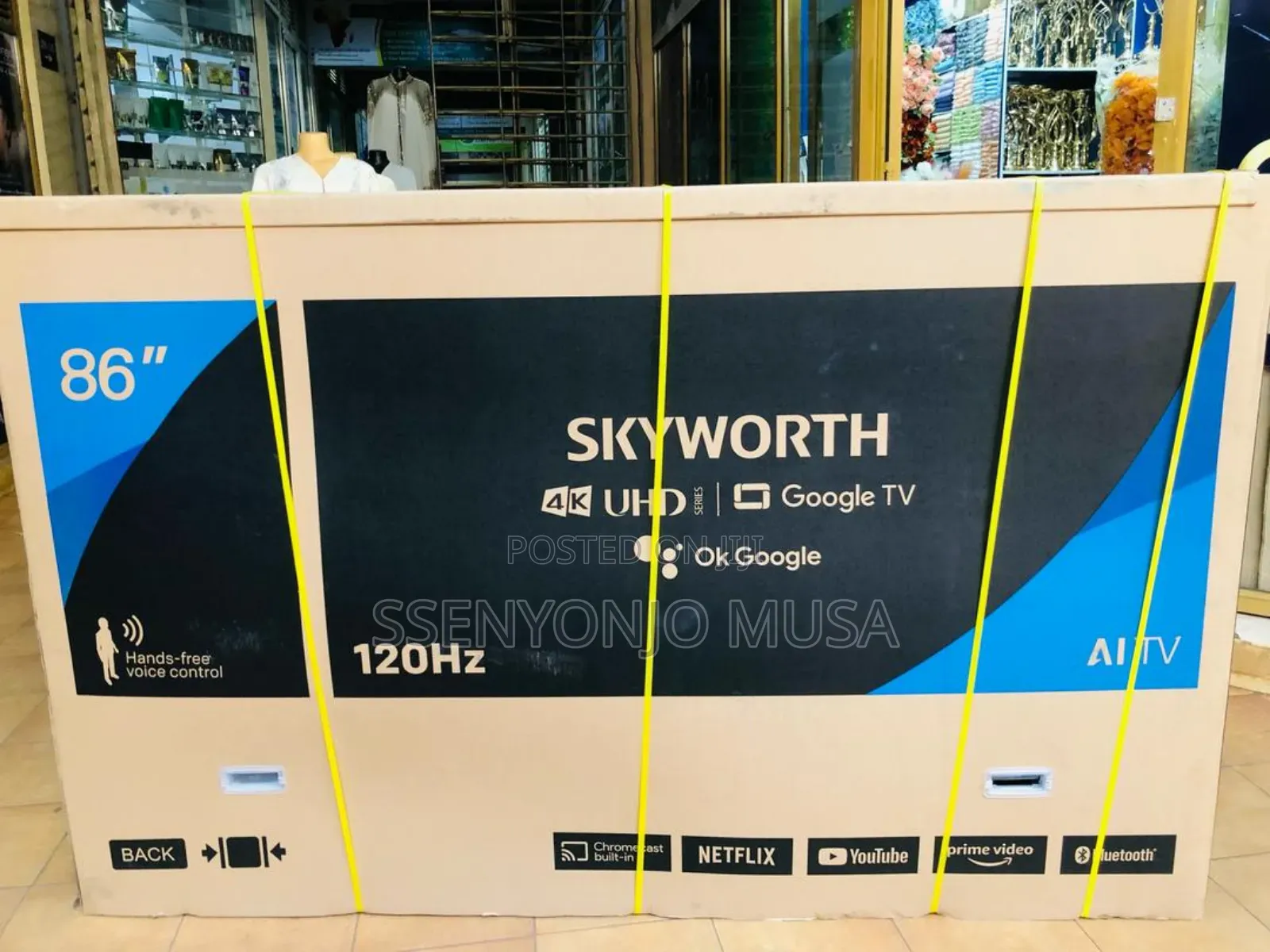 Skyworth 86 Inch Uhd Smart Google Tv - Voice Control-