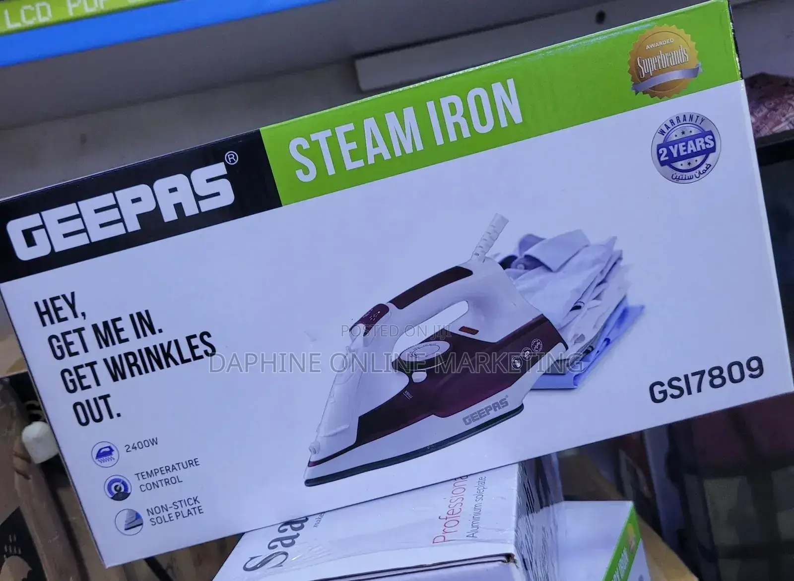 Geepas Steam Iron/ Steam Iron Geepas