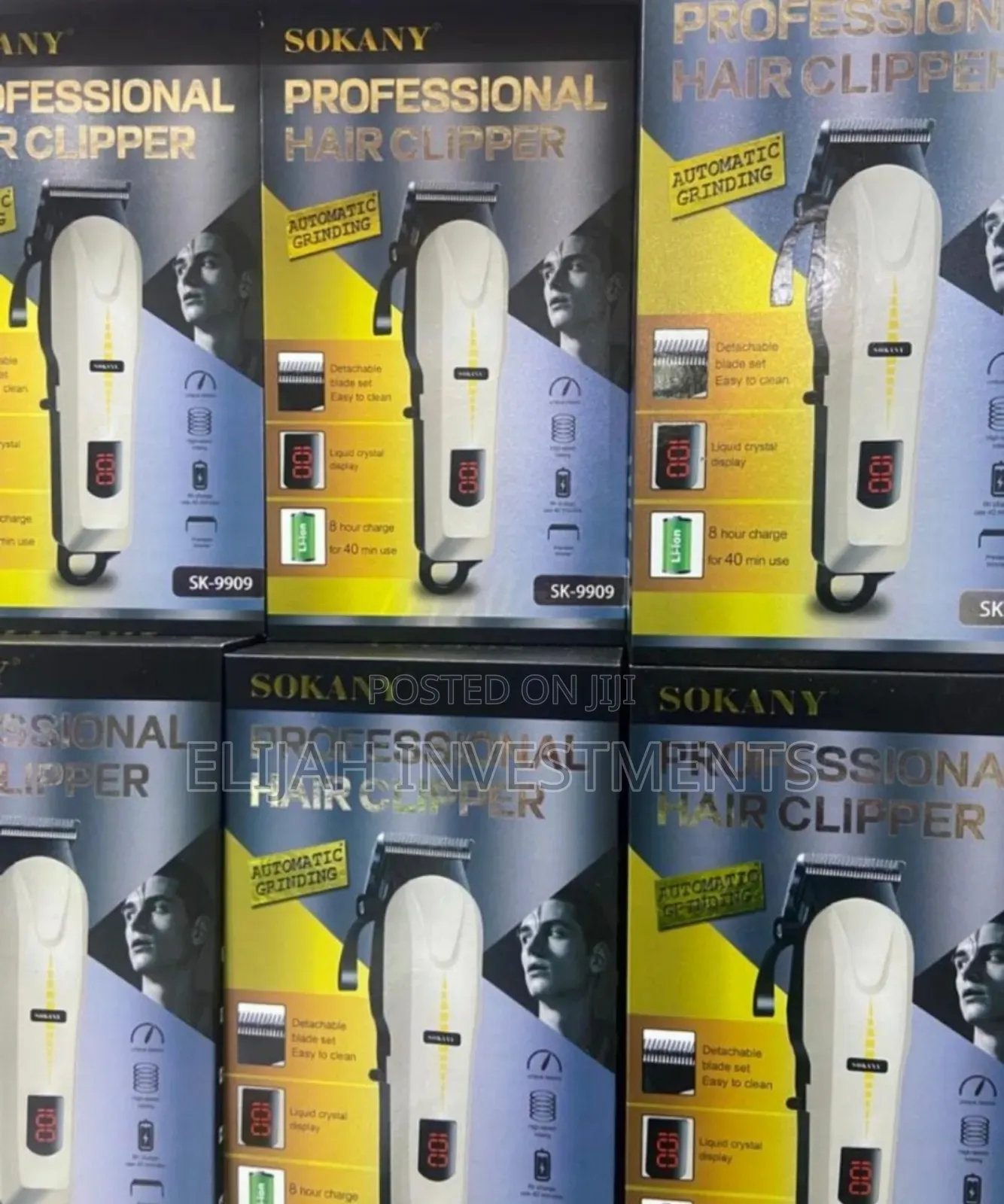 Efficient Sokany Professional Hair Clipper