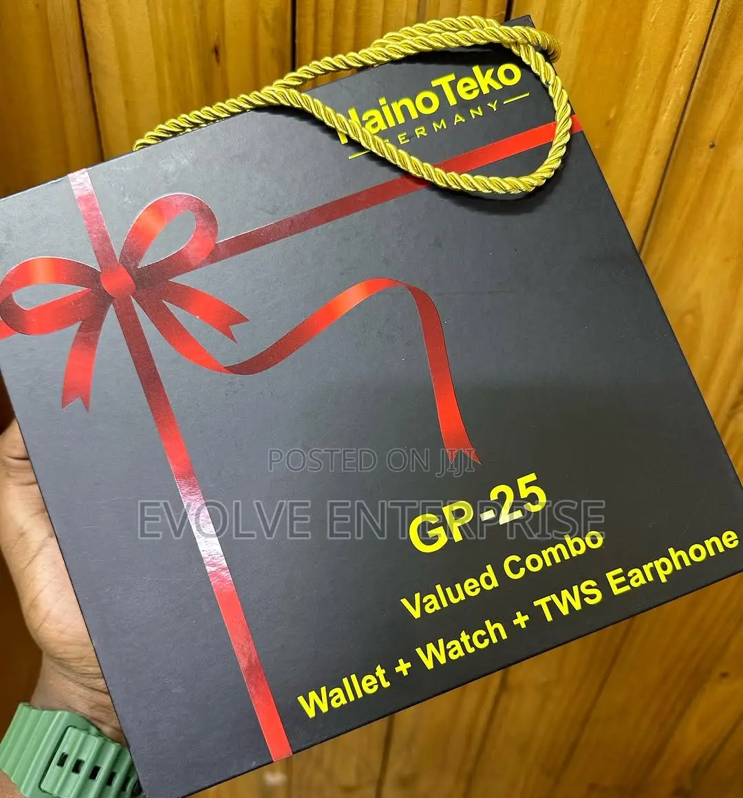 Haino Teko GP-25 Valued Combo Wallet + Watch + Earphone