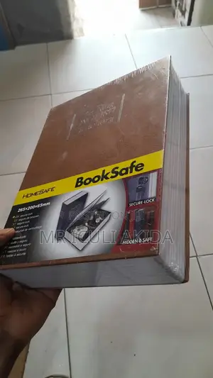 27x20x65cm Secure Lock Book Shape Safe Box