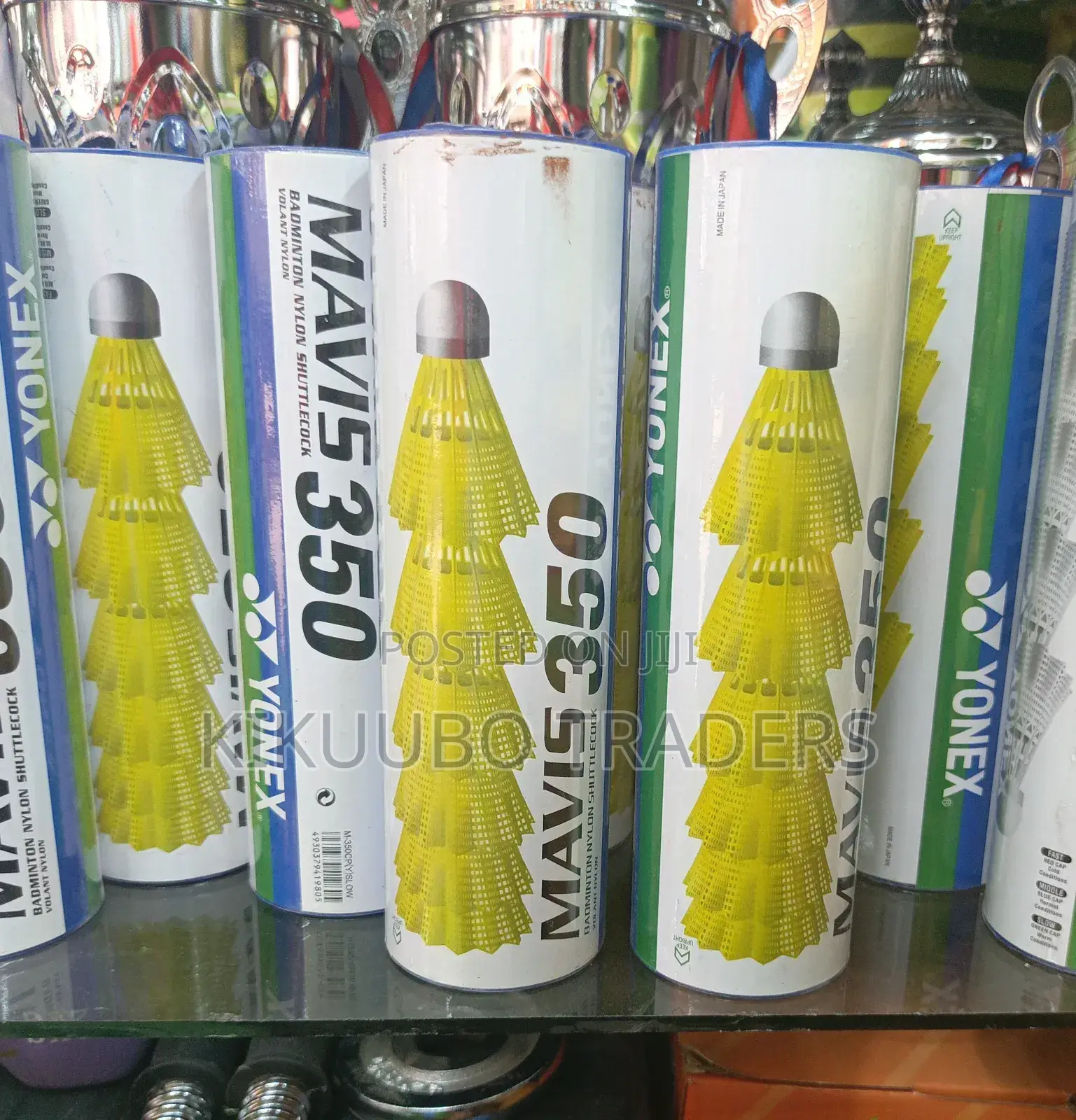 Nylon Badminton Shuttlecock Mavis 300- Yellow