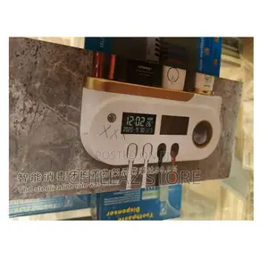 ABS Plastic Intelligent Tooth Paste and Toothbrush Holder.