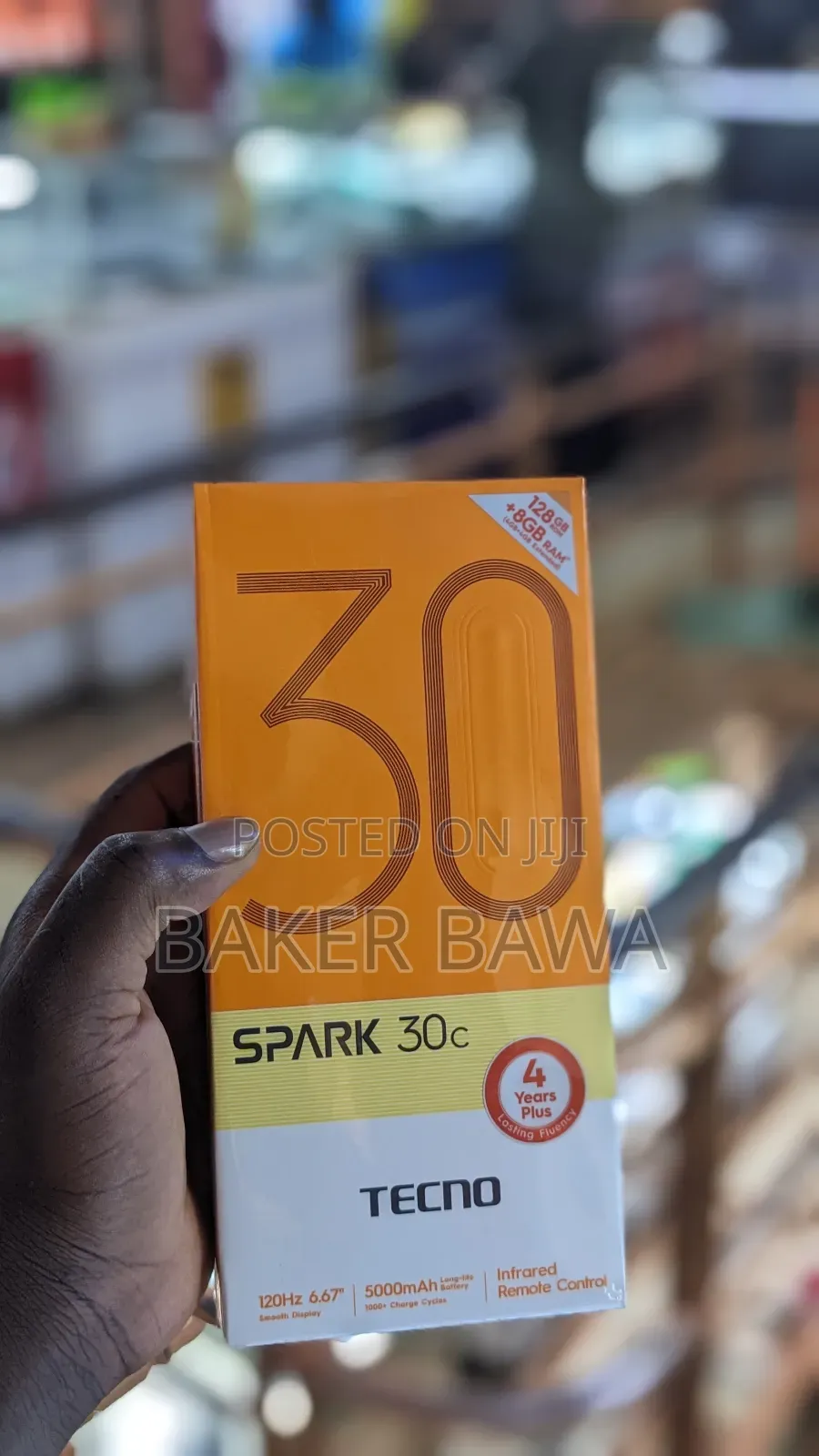 New Tecno Spark 30C 128 GB Black