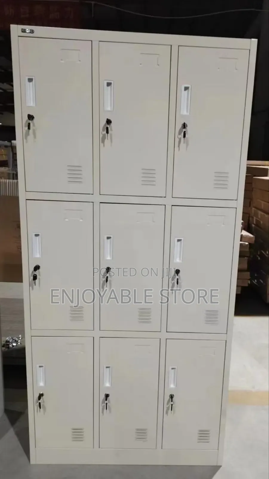 Office Lockers Metal Safe Lockers 9 Shelves