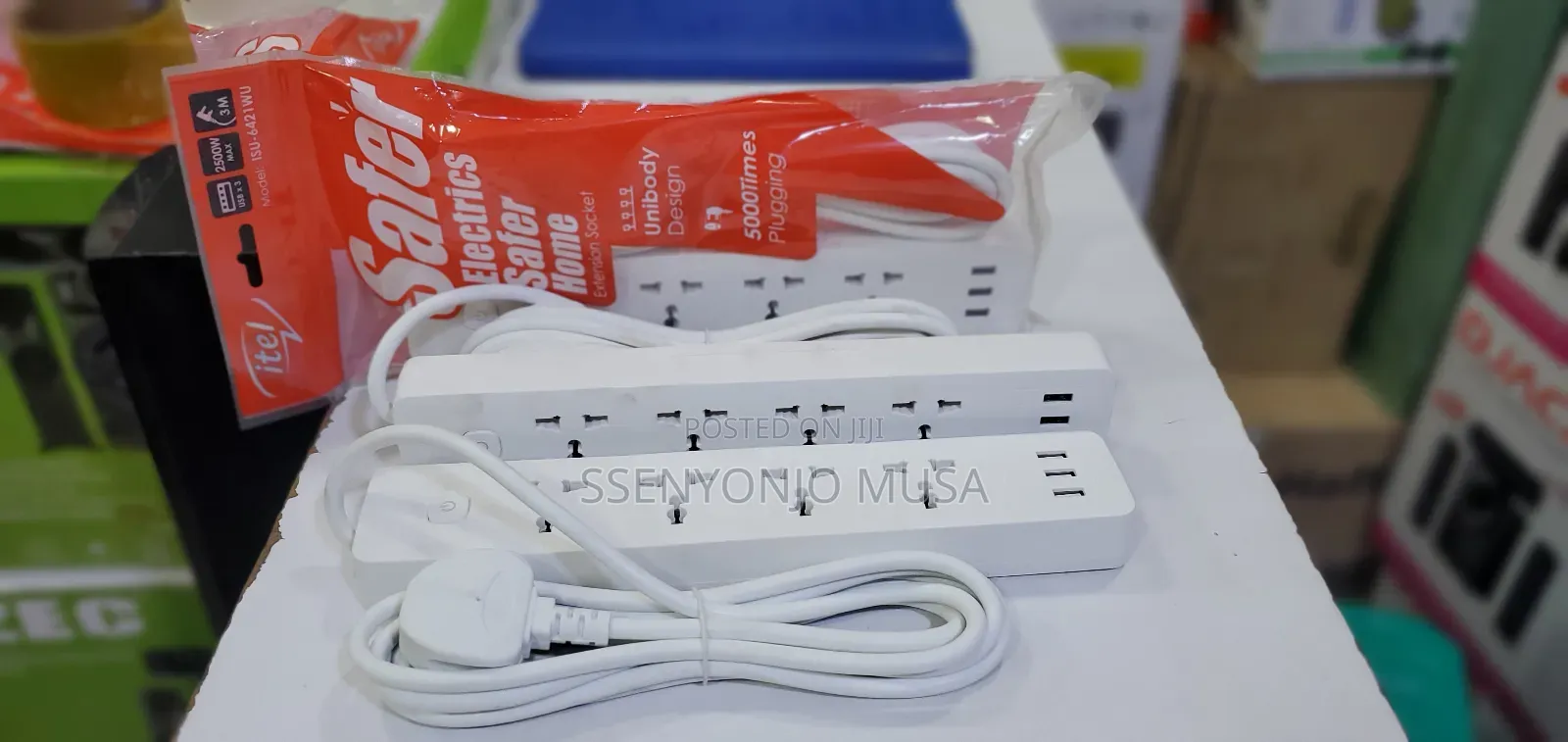 Itel 3M Moche ISU-6421WU Extension Socket - Safer Electrics-