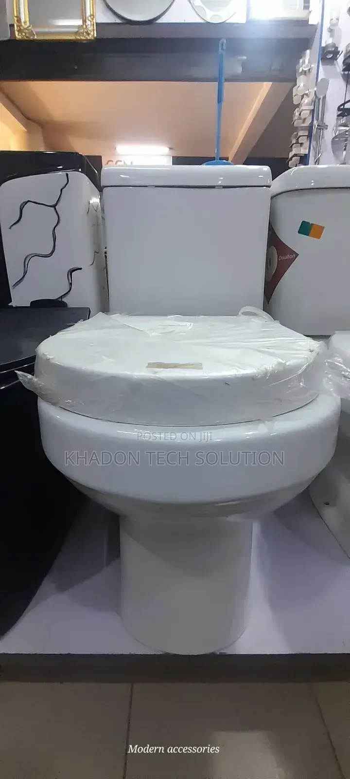 Complete Frencia Combined Press Toilet P Type