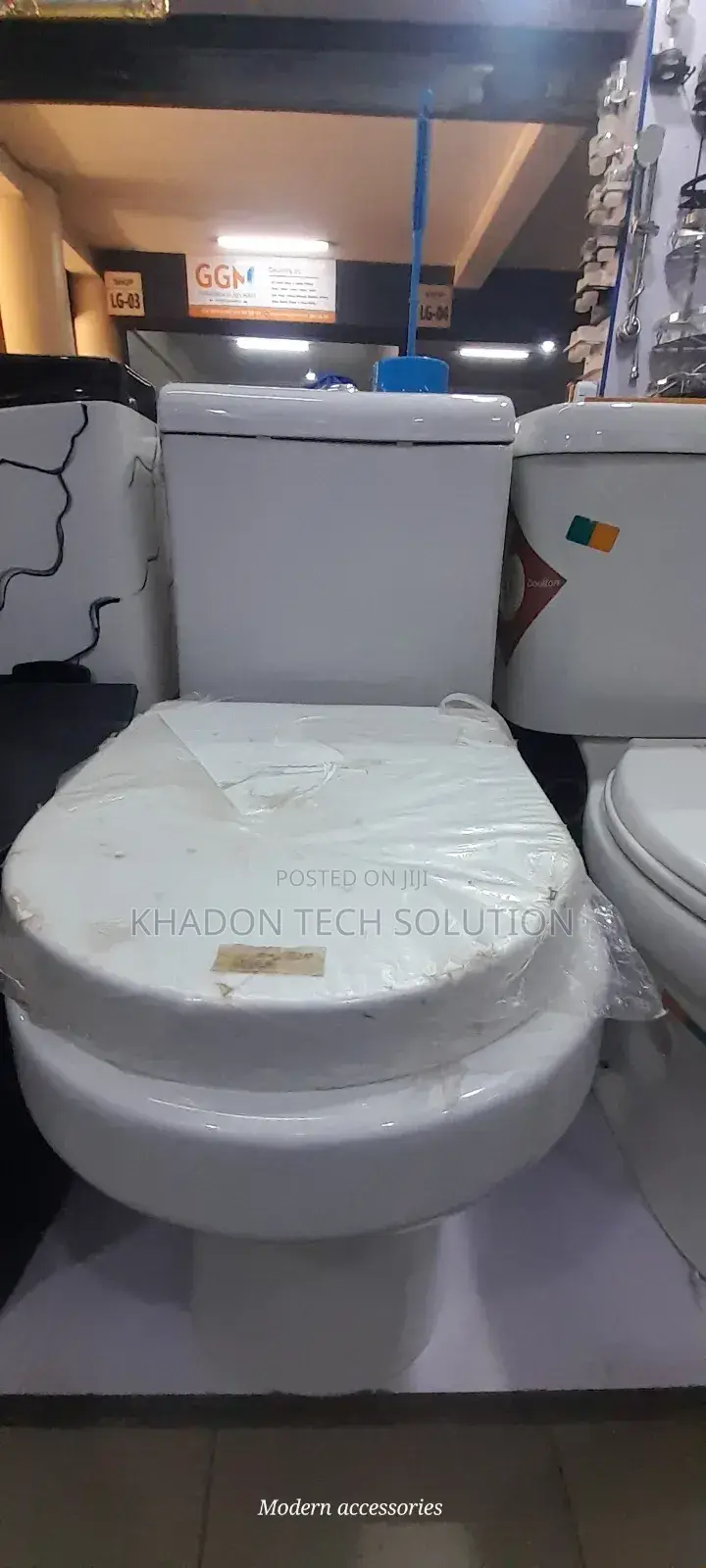 Complete Frencia Combined Press Toilet P Type