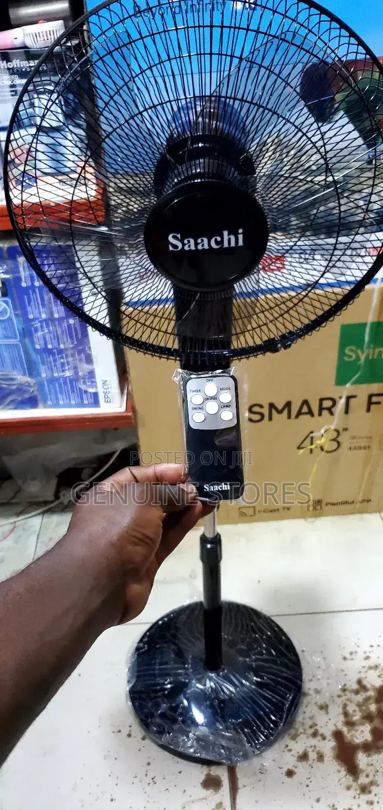 Saachi Stand Fan With a Remote Control / 16 Inches