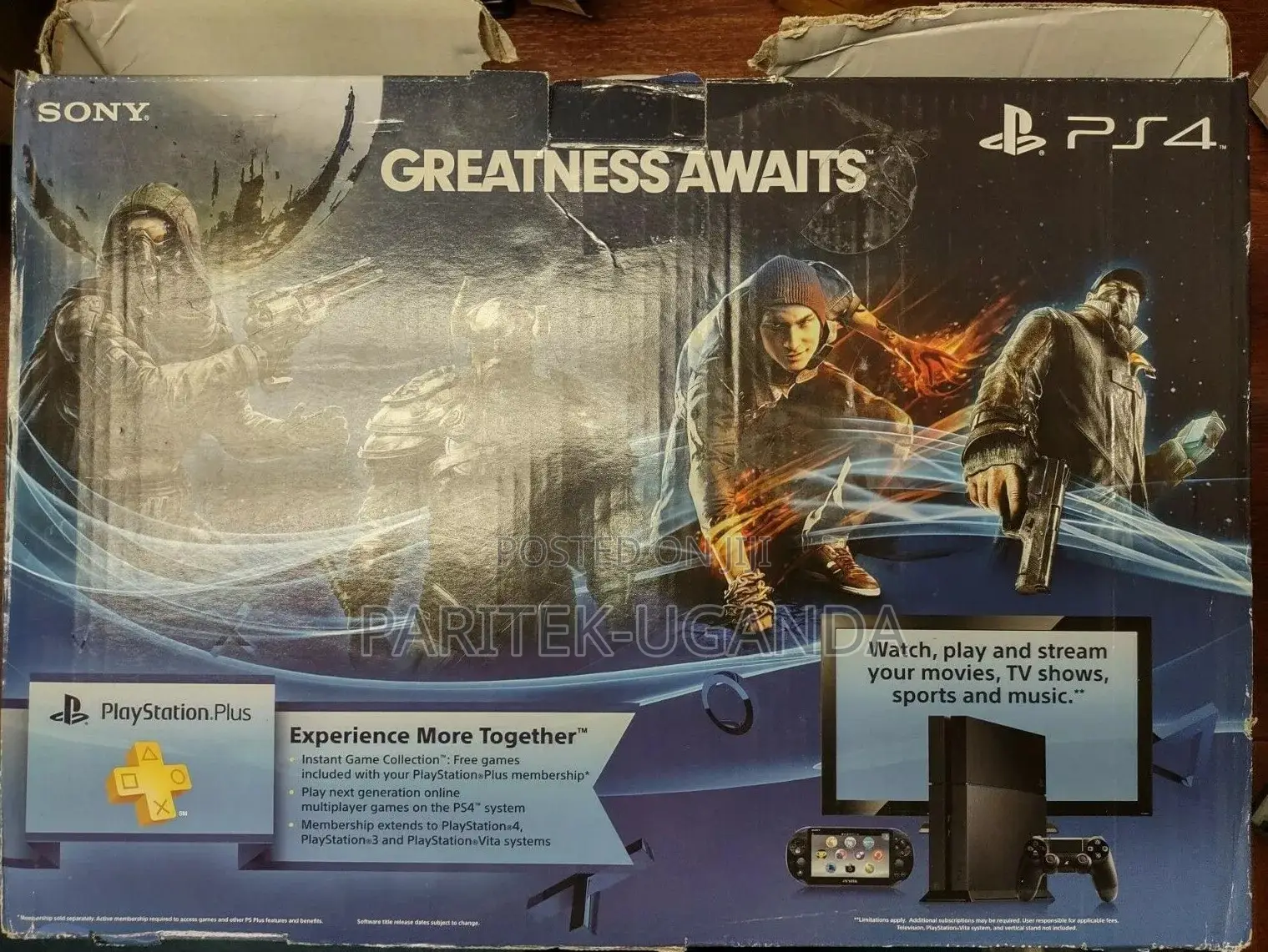 Sony Playstation 4 (PS4) - 500 GB Console W/ Accessories