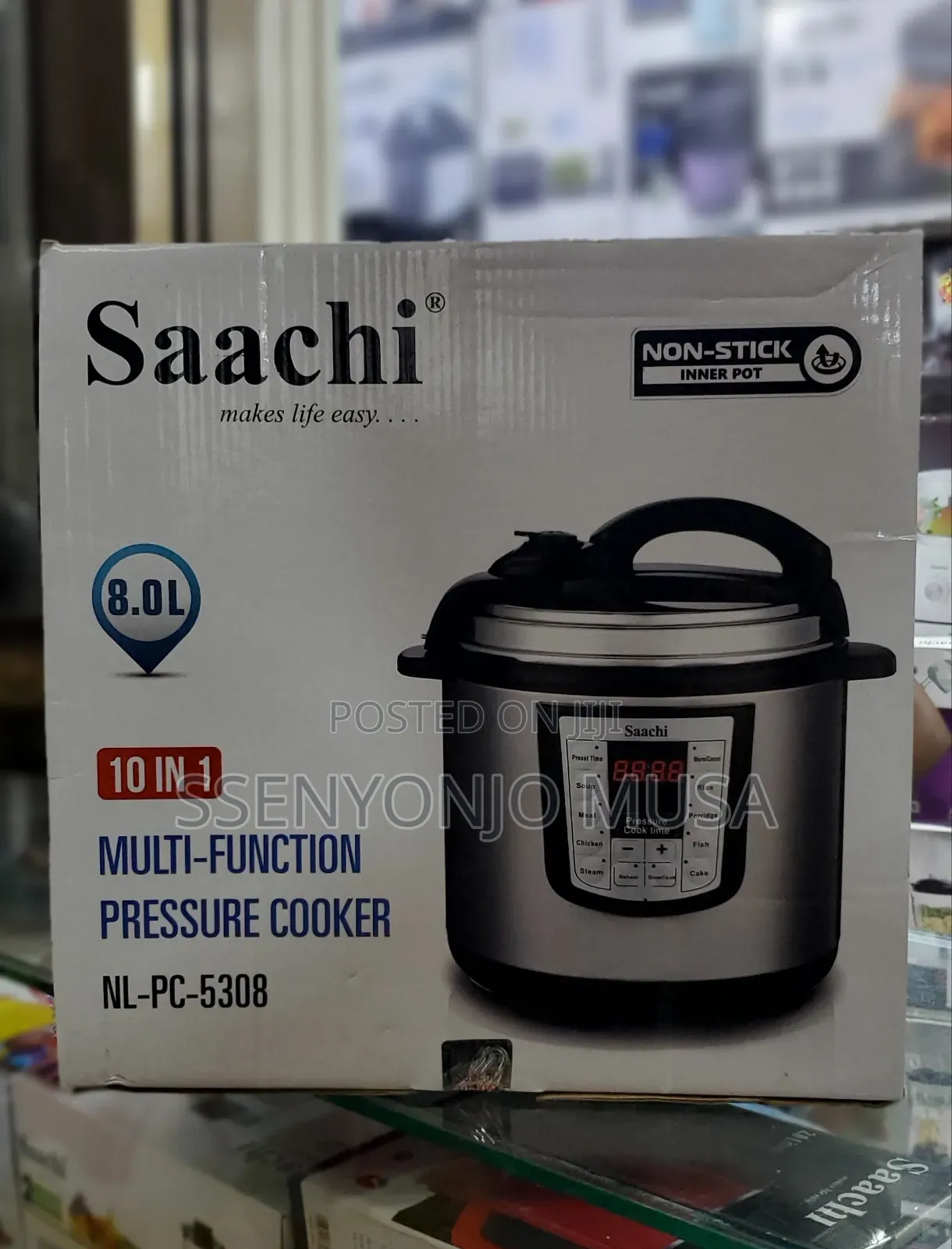Saachi 8l 10-in-1 Multi-Function Pressure Cooker Nl-Pc-5308-