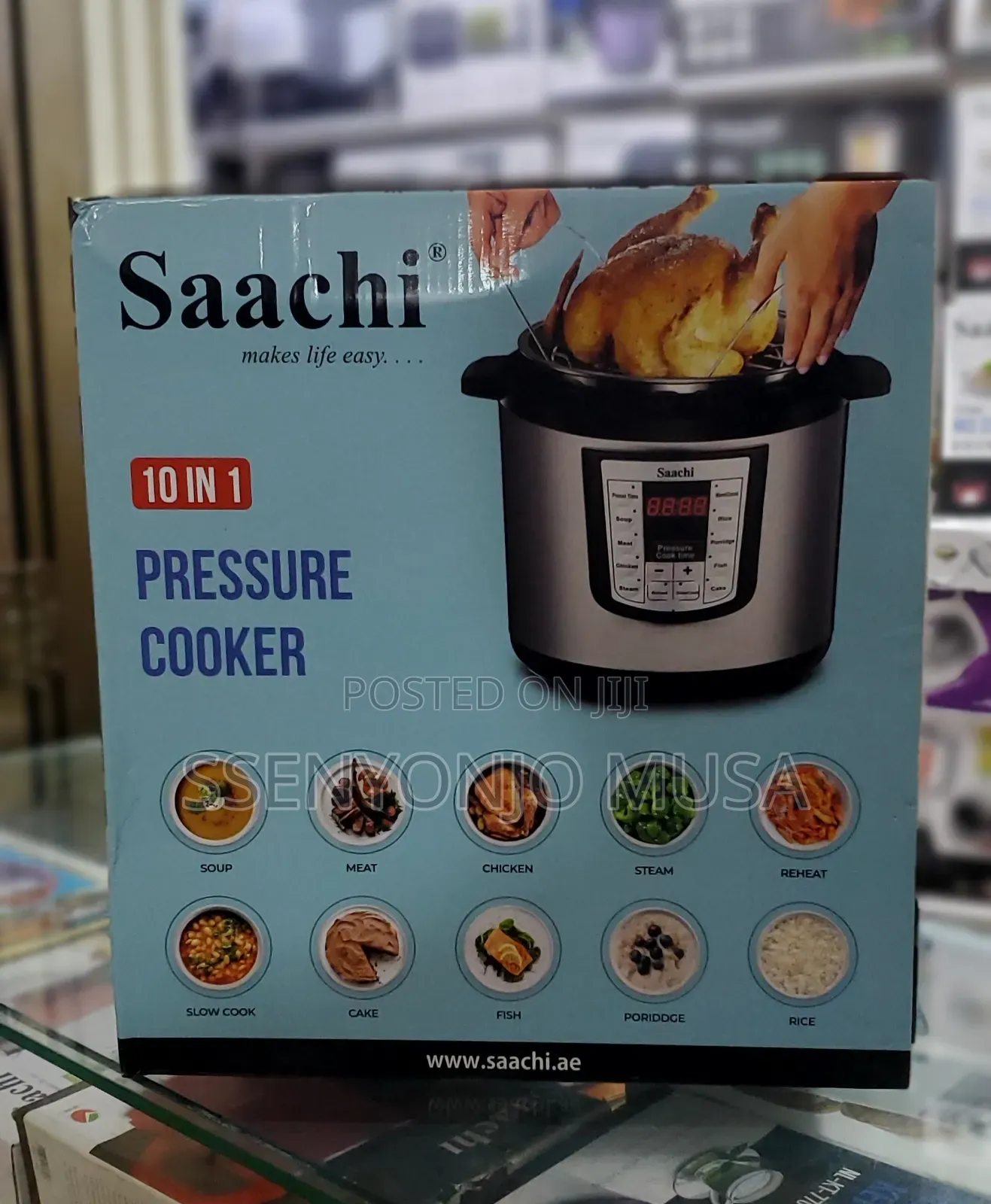 Saachi 8l 10-in-1 Multi-Function Pressure Cooker Nl-Pc-5308-