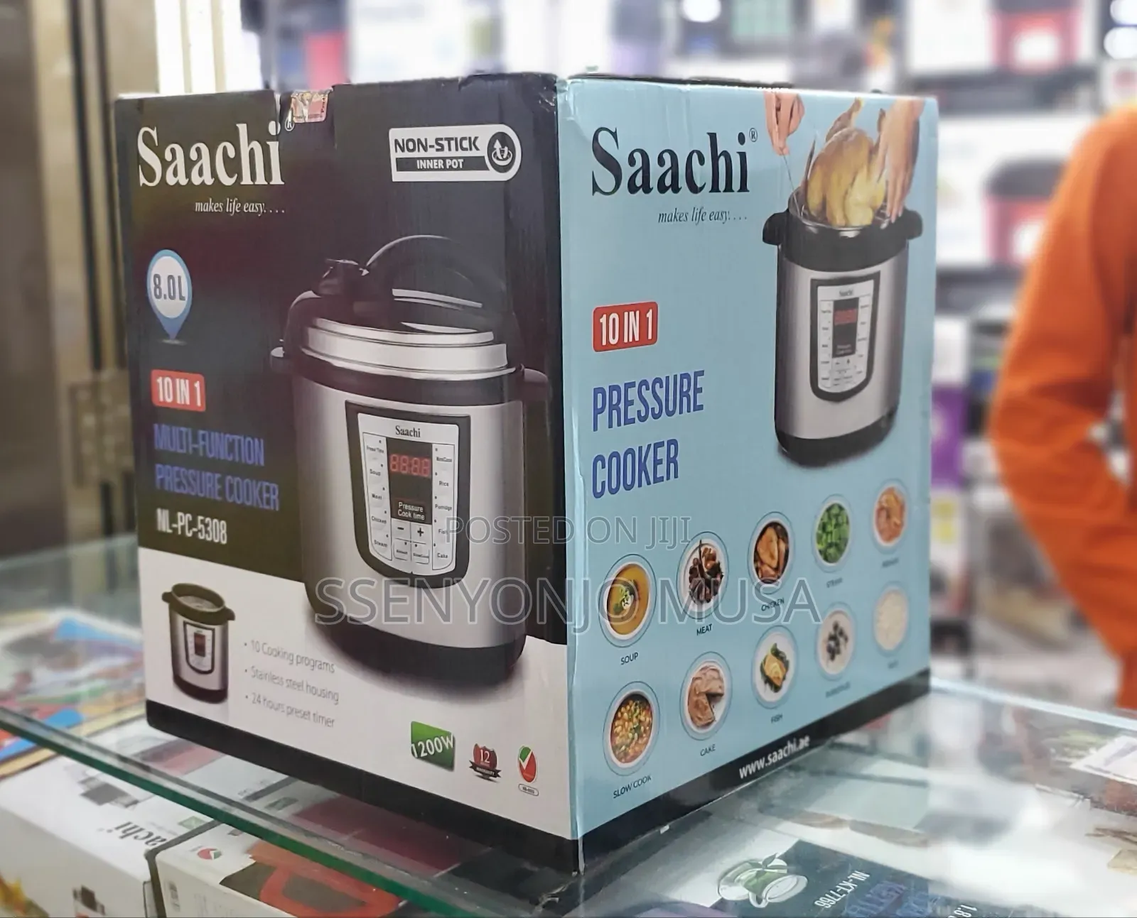 Saachi 8l 10-in-1 Multi-Function Pressure Cooker Nl-Pc-5308-