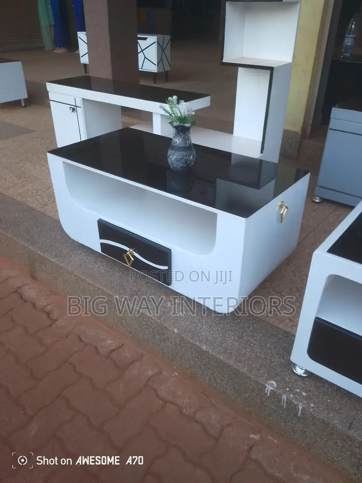 Modern Design Center Table With One Drawer